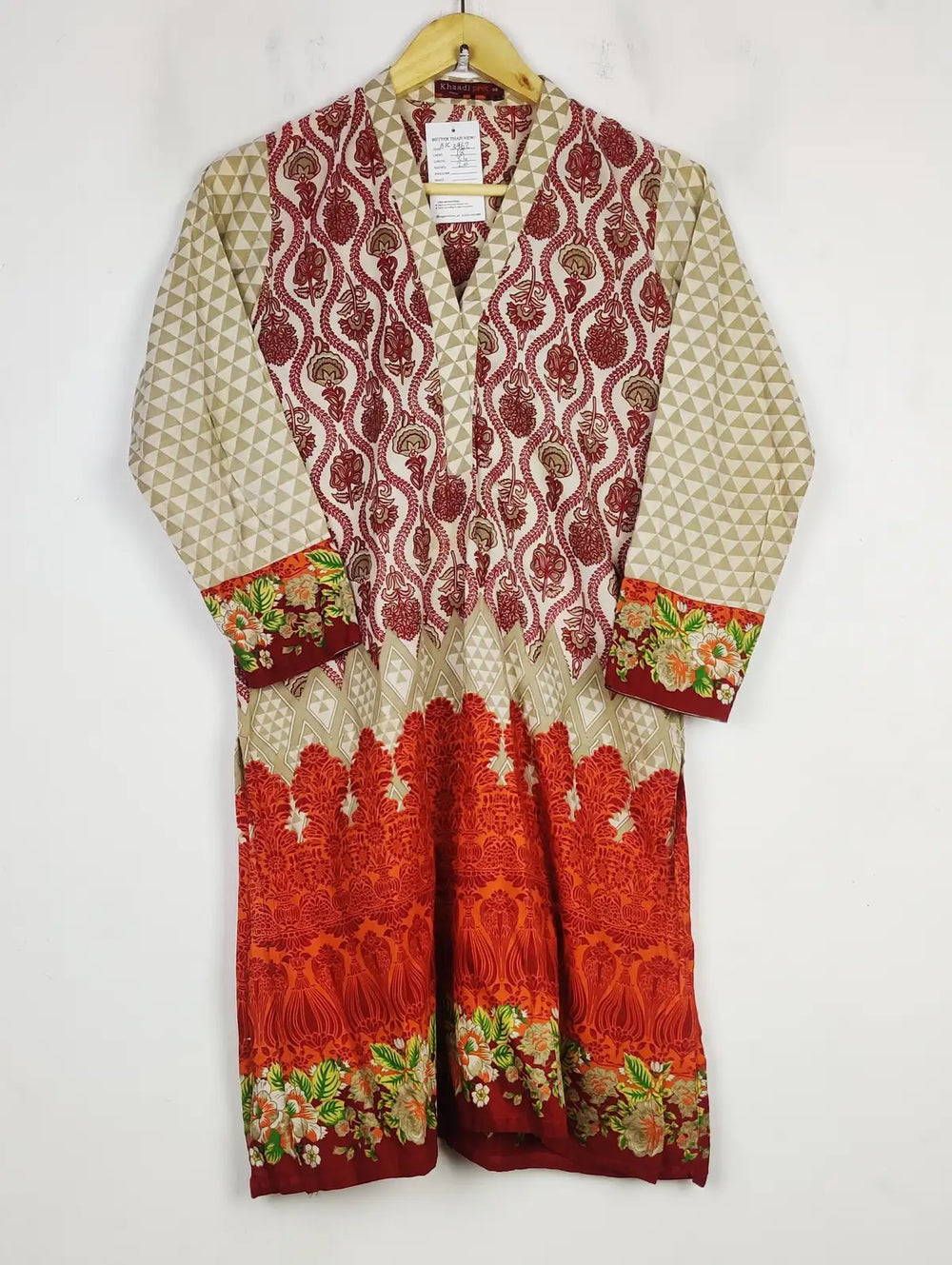 Buy online pre-used pre-loved 100% authentic & Original branded Khaadi (BK-3962) available in Pakistan. Top international brands avilable.