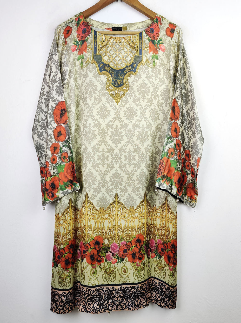 Buy online pre-used pre-loved 100% authentic & Original branded Khas Pret (BK-612) available in Pakistan. Top international brands avilable.