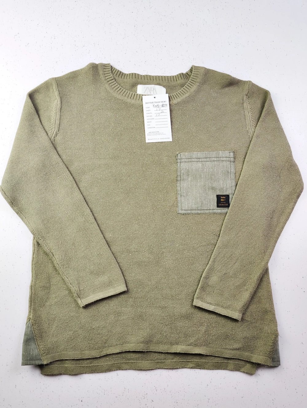 Buy online pre-used pre-loved 100% authentic & Original branded Zara (KWB-1834) available in Pakistan. Top international brands avilable.