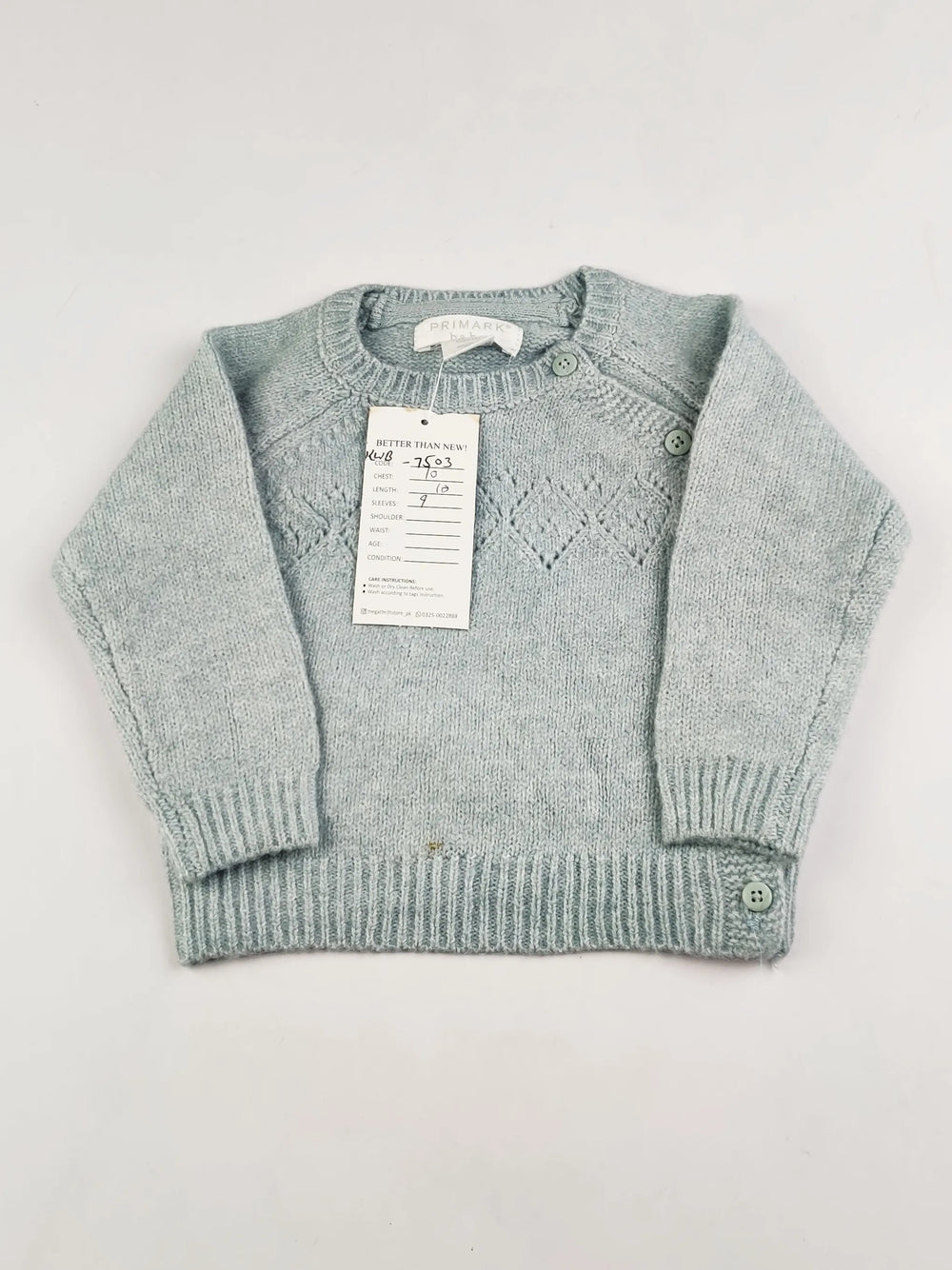 Buy online pre-used pre-loved 100% authentic & Original branded Primark (KWB-7503) available in Pakistan. Top international brands avilable.