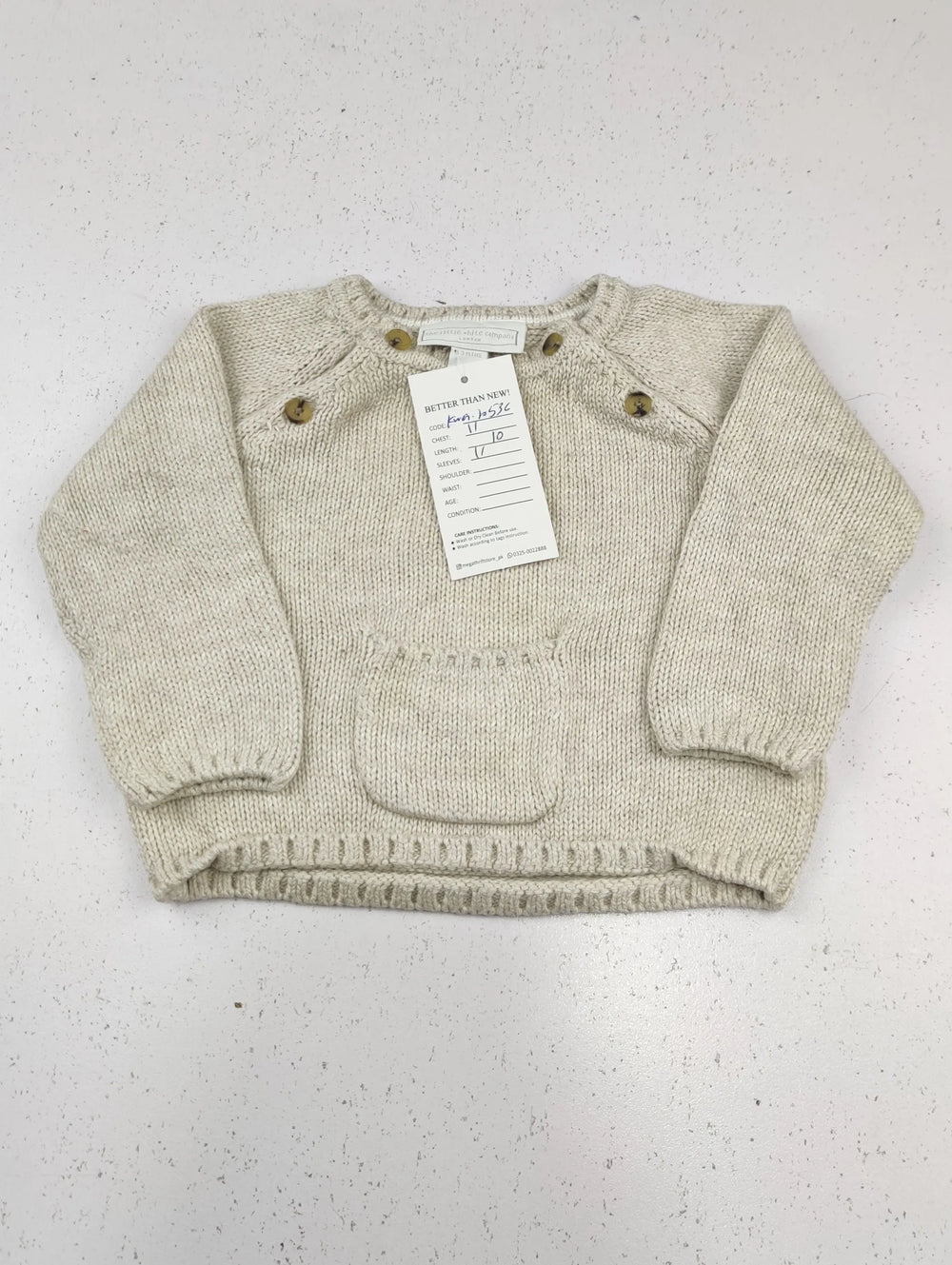 Buy online pre-used pre-loved 100% authentic & Original branded The Little White (KWG-10536) available in Pakistan. Top international brands avilable.