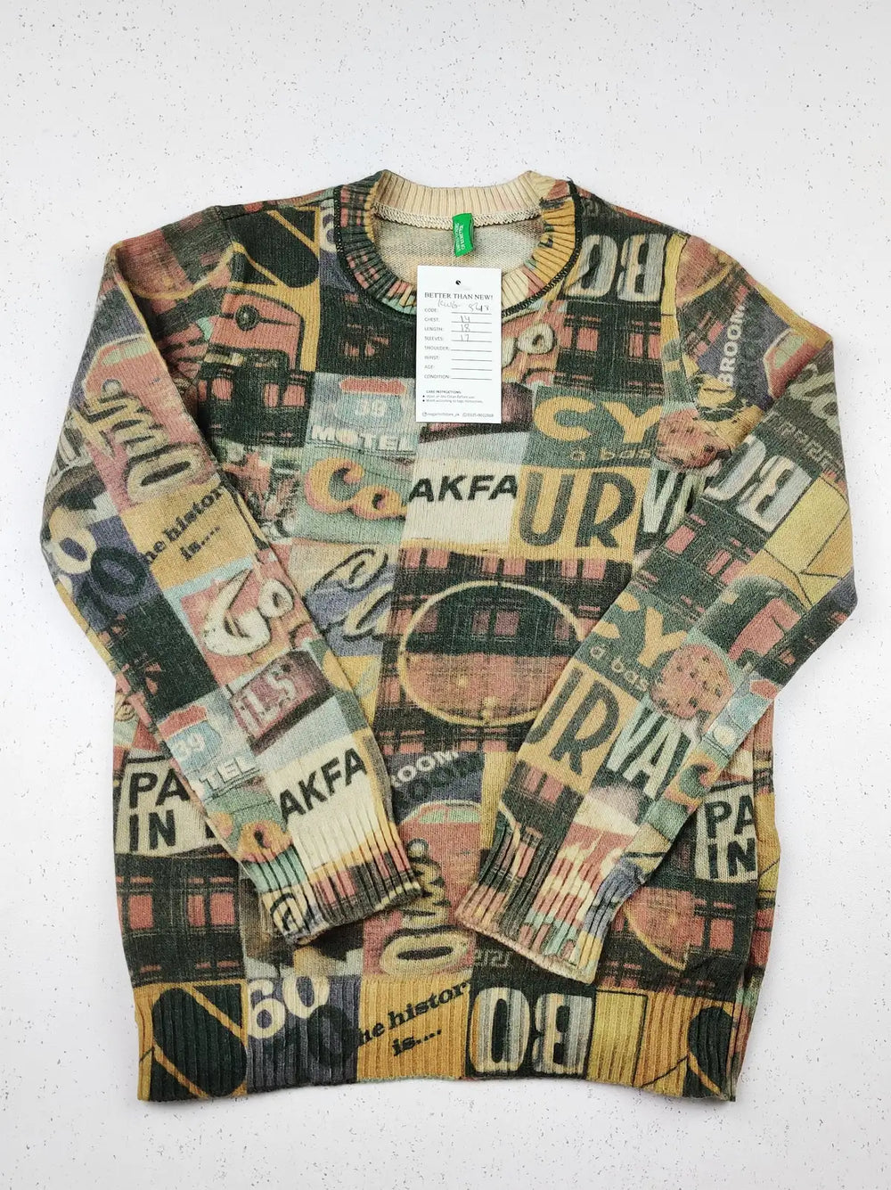 Buy online pre-used pre-loved 100% authentic & Original branded United Colors Of Benetton (KWG-5619) available in Pakistan. Top international brands avilable.