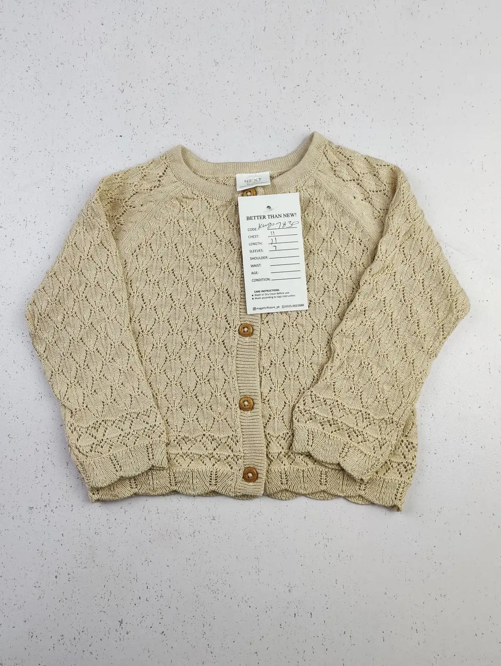 Buy online pre-used pre-loved 100% authentic & Original branded Next (KWG-7830) available in Pakistan. Top international brands avilable.