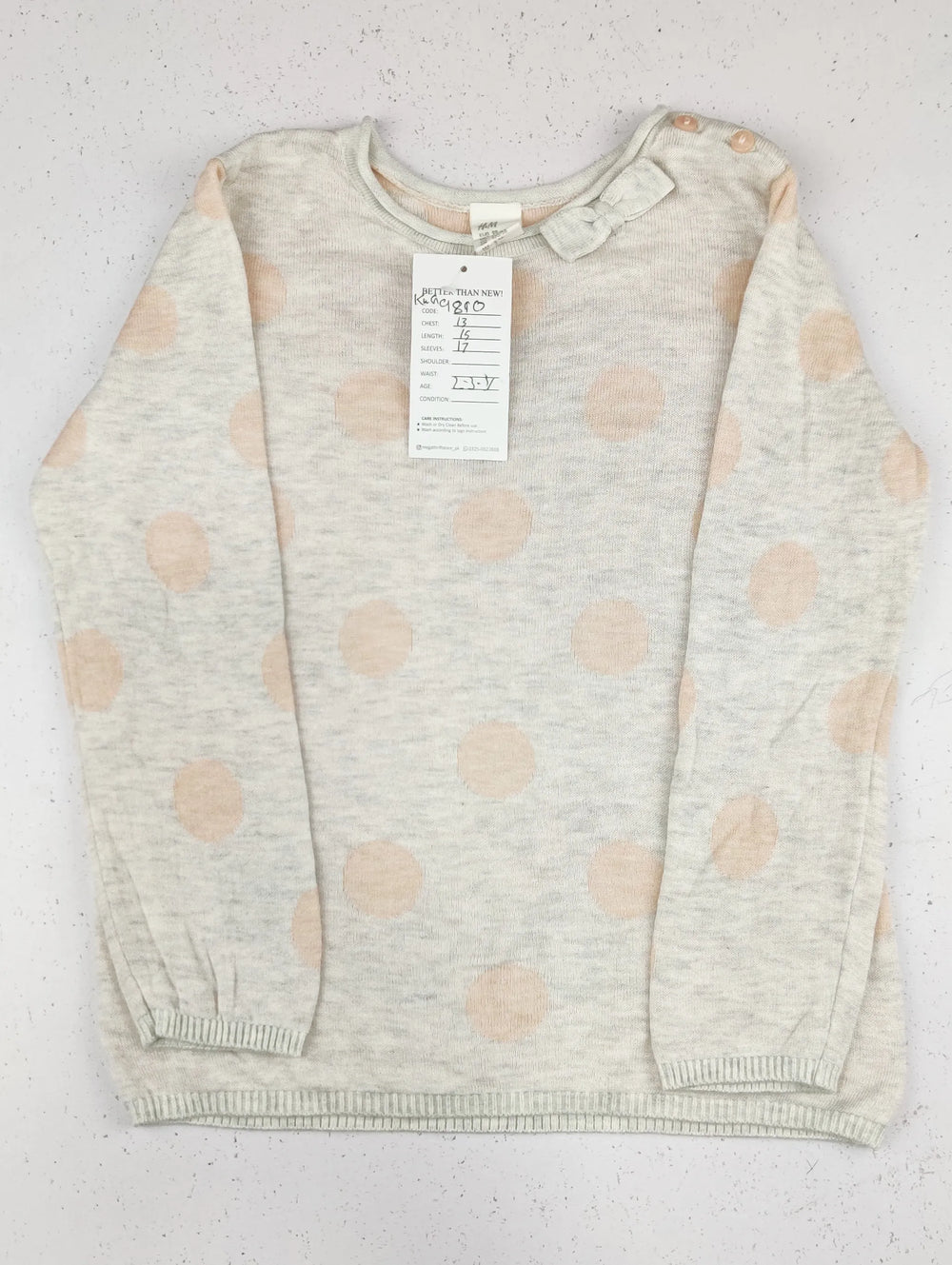 Buy online pre-used pre-loved 100% authentic & Original branded H&M (KWG-9810) available in Pakistan. Top international brands avilable.