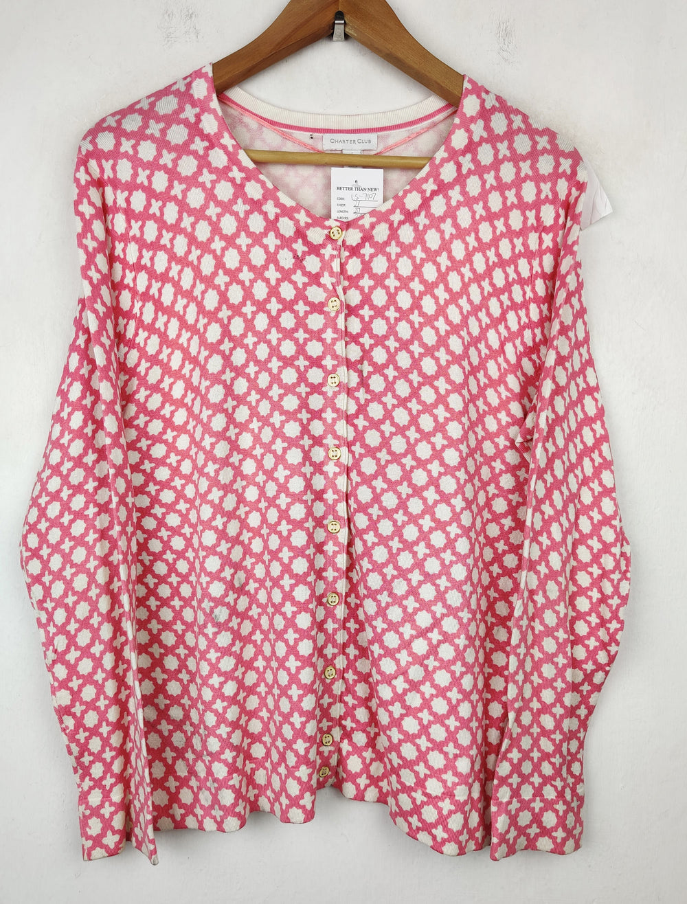 Buy online pre-used pre-loved 100% authentic & Original branded Charter Club (LS-7107) available in Pakistan. Top international brands avilable.