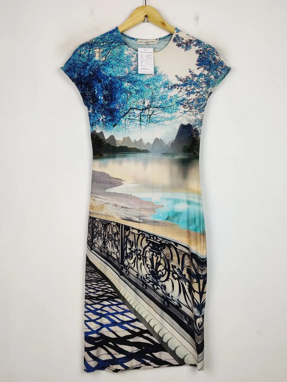 Buy online pre-used pre-loved 100% authentic & Original branded Mary Katrantzou (SBD-50) available in Pakistan. Top international brands avilable.