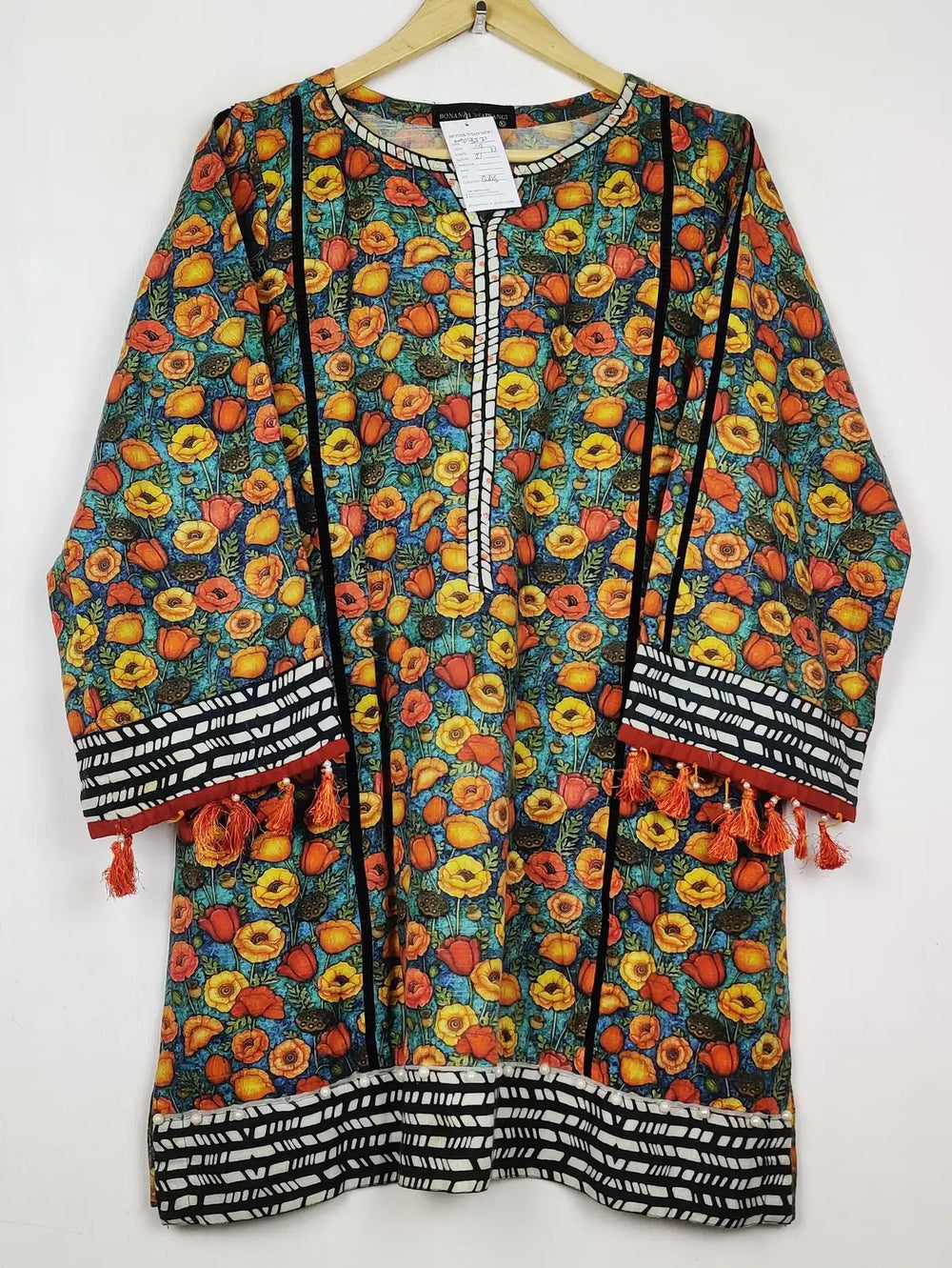 Buy online pre-used pre-loved 100% authentic & Original branded Bonanza Satrangi (WBK-3521) available in Pakistan. Top international brands avilable.