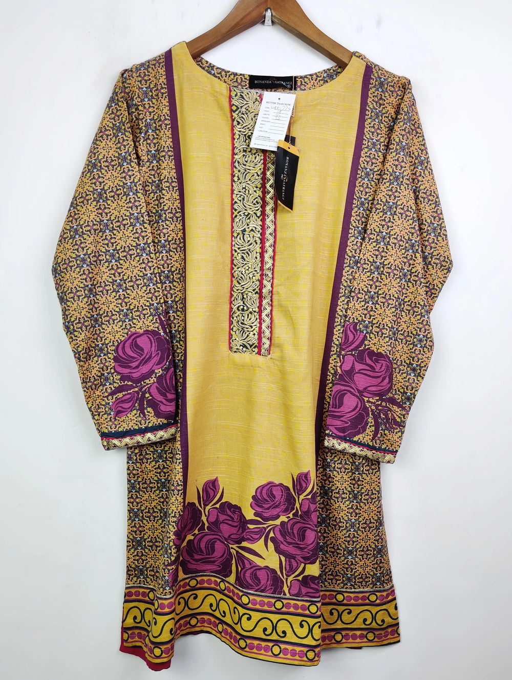 Buy online pre-used pre-loved 100% authentic & Original branded Bonanza Satrangi (WBK-774) available in Pakistan. Top international brands avilable.