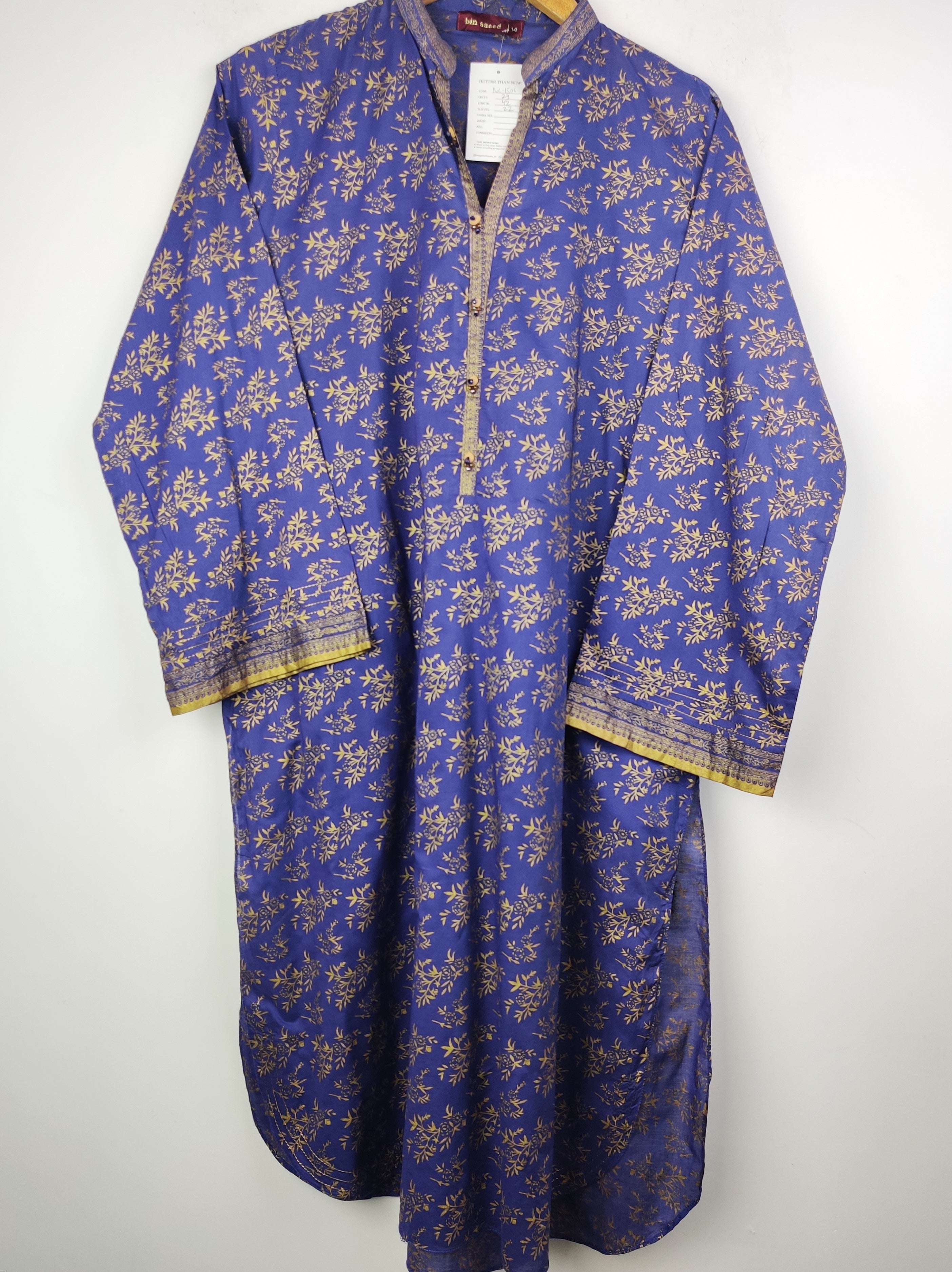 Buy online pre-used pre-loved 100% authentic & Original branded Bin Saeed (BK-1506) available in Pakistan. Top international brands avilable.