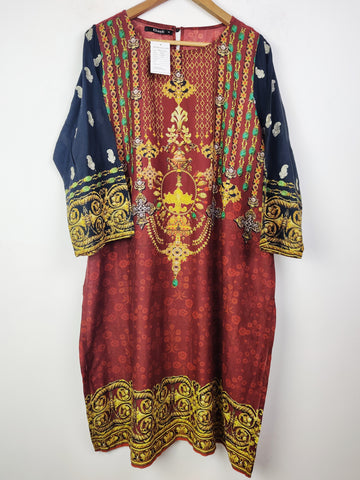 Buy online pre-used pre-loved 100% authentic & Original branded Khaadi (BK-1566) available in Pakistan. Top international brands avilable.