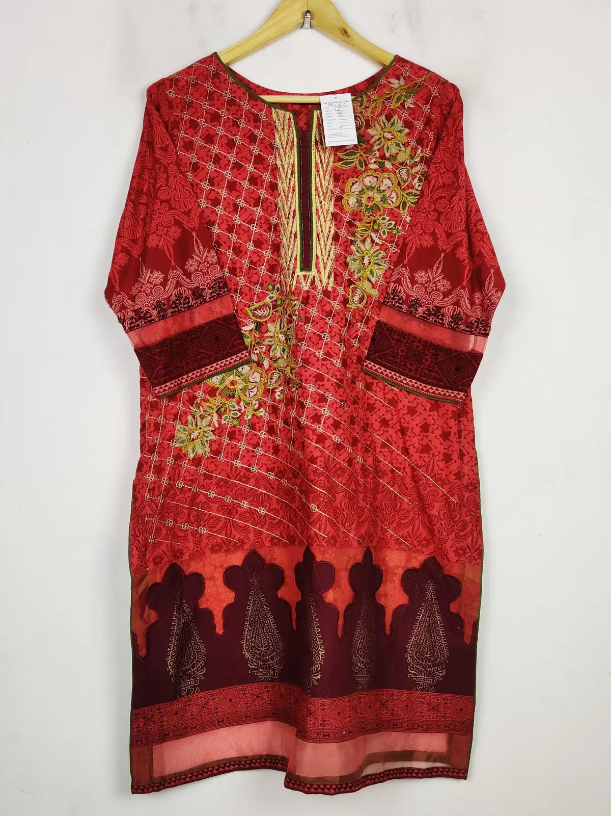 Buy online pre-used pre-loved 100% authentic & Original branded J. Pret (BK-4205) available in Pakistan. Top international brands avilable.