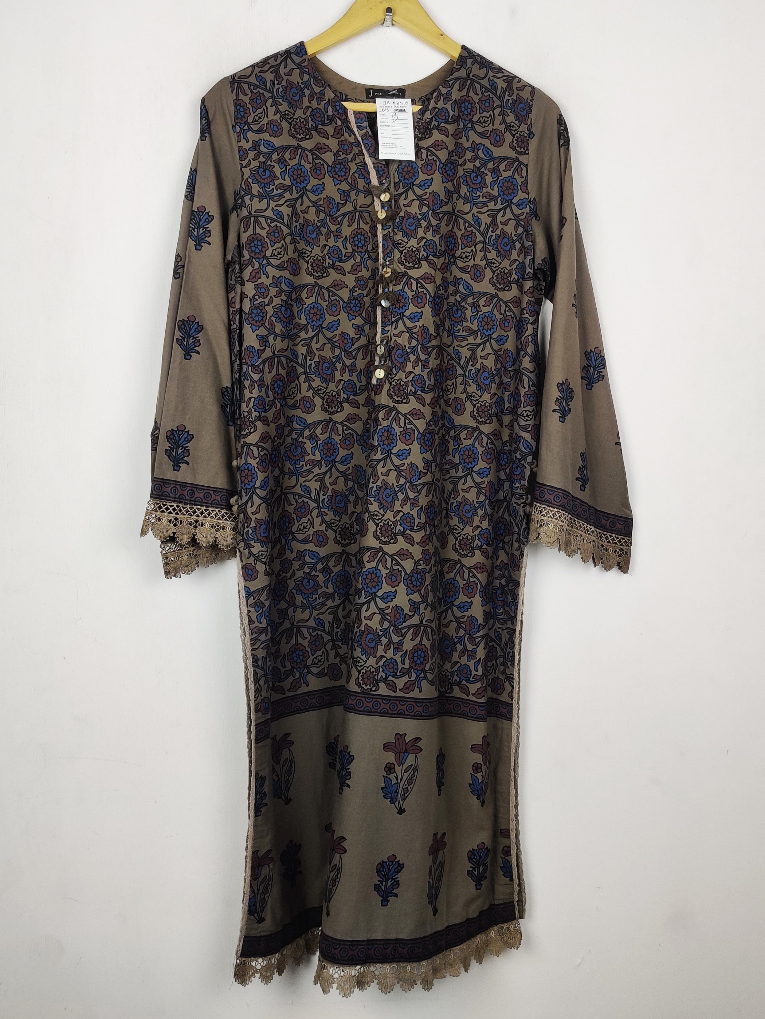 Buy online pre-used pre-loved 100% authentic & Original branded J. Pret (BK-6516) available in Pakistan. Top international brands avilable.