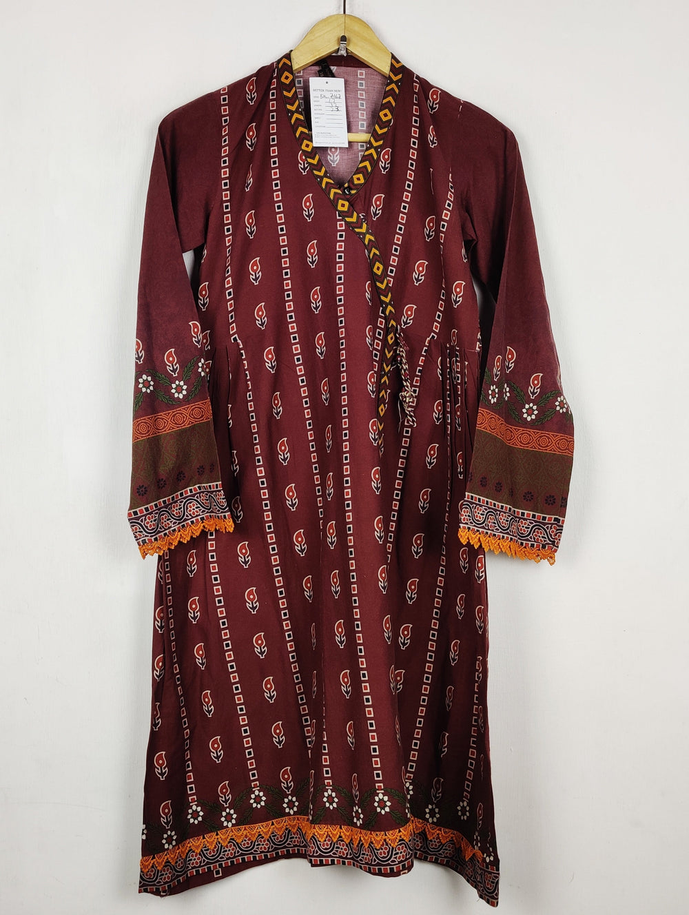 Buy online pre-used pre-loved 100% authentic & Original branded J. Pret (BK-7167) available in Pakistan. Top international brands avilable.