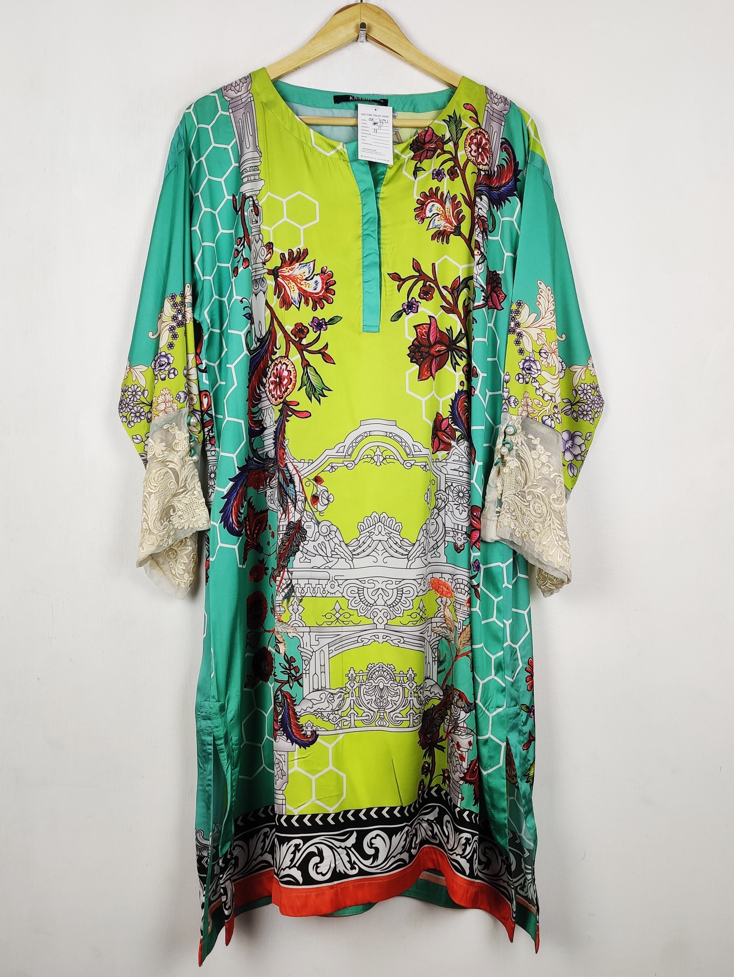Buy online pre-used pre-loved 100% authentic & Original branded Khaadi (BK-7191) available in Pakistan. Top international brands avilable.