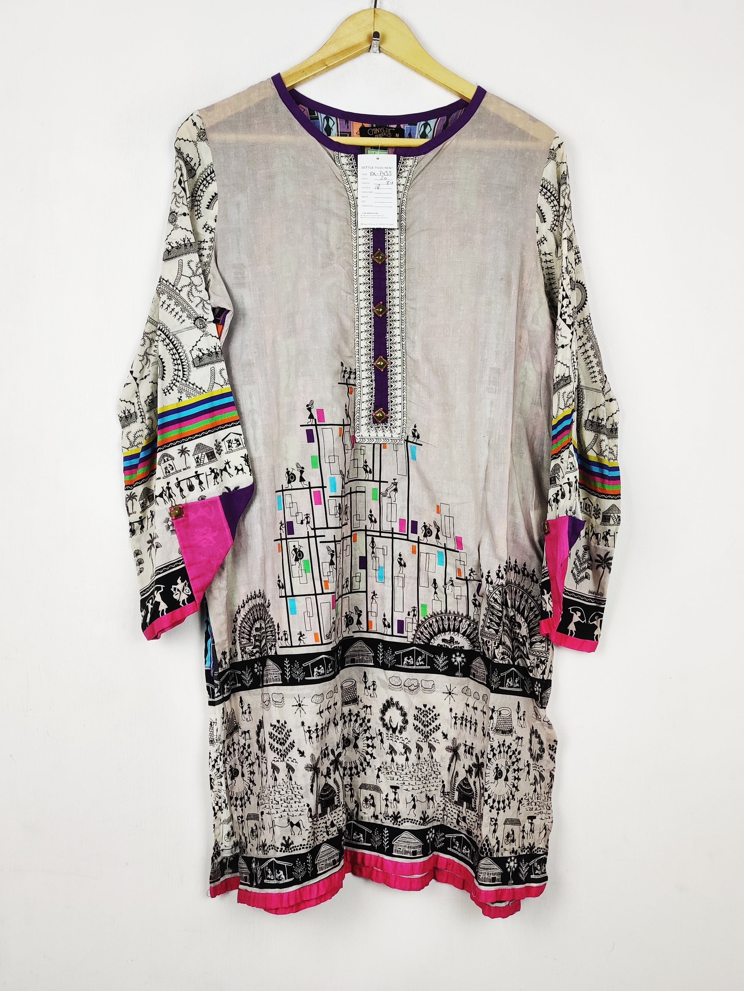 Buy online pre-used pre-loved 100% authentic & Original branded Chinyere (BK-7433) available in Pakistan. Top international brands avilable.