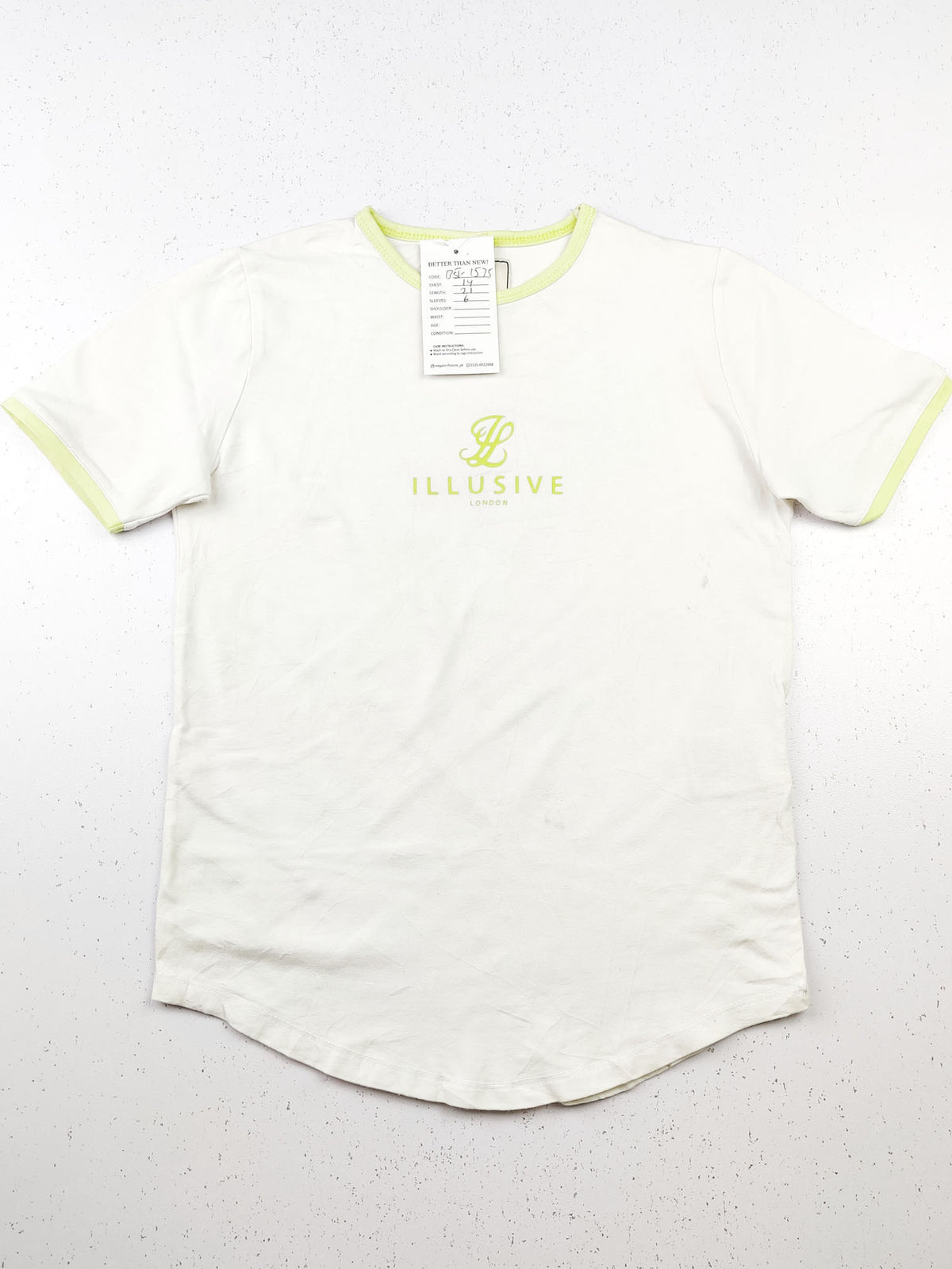 Buy online pre-used pre-loved 100% authentic & Original branded Illusive (BST-1575) available in Pakistan. Top international brands avilable.