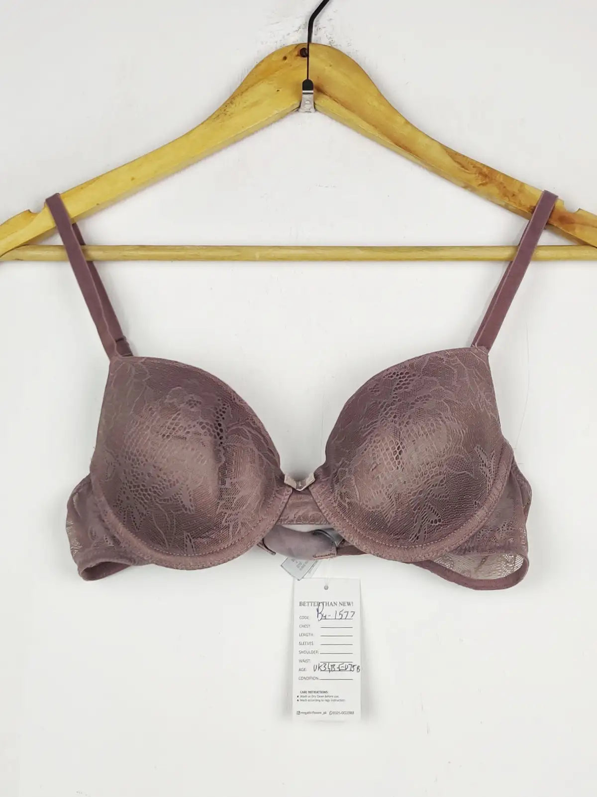 Buy online pre-used pre-loved 100% authentic & Original branded Secret Possession Euro 75B (BU-1577) available in Pakistan. Top international brands avilable.
