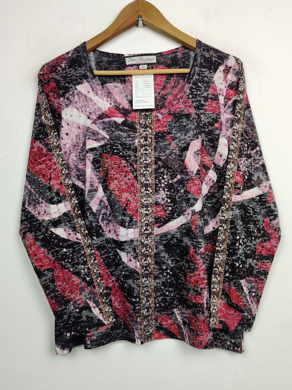 Buy online pre-used pre-loved 100% authentic & Original branded Paco Boutique (FS-1214) available in Pakistan. Top international brands avilable.