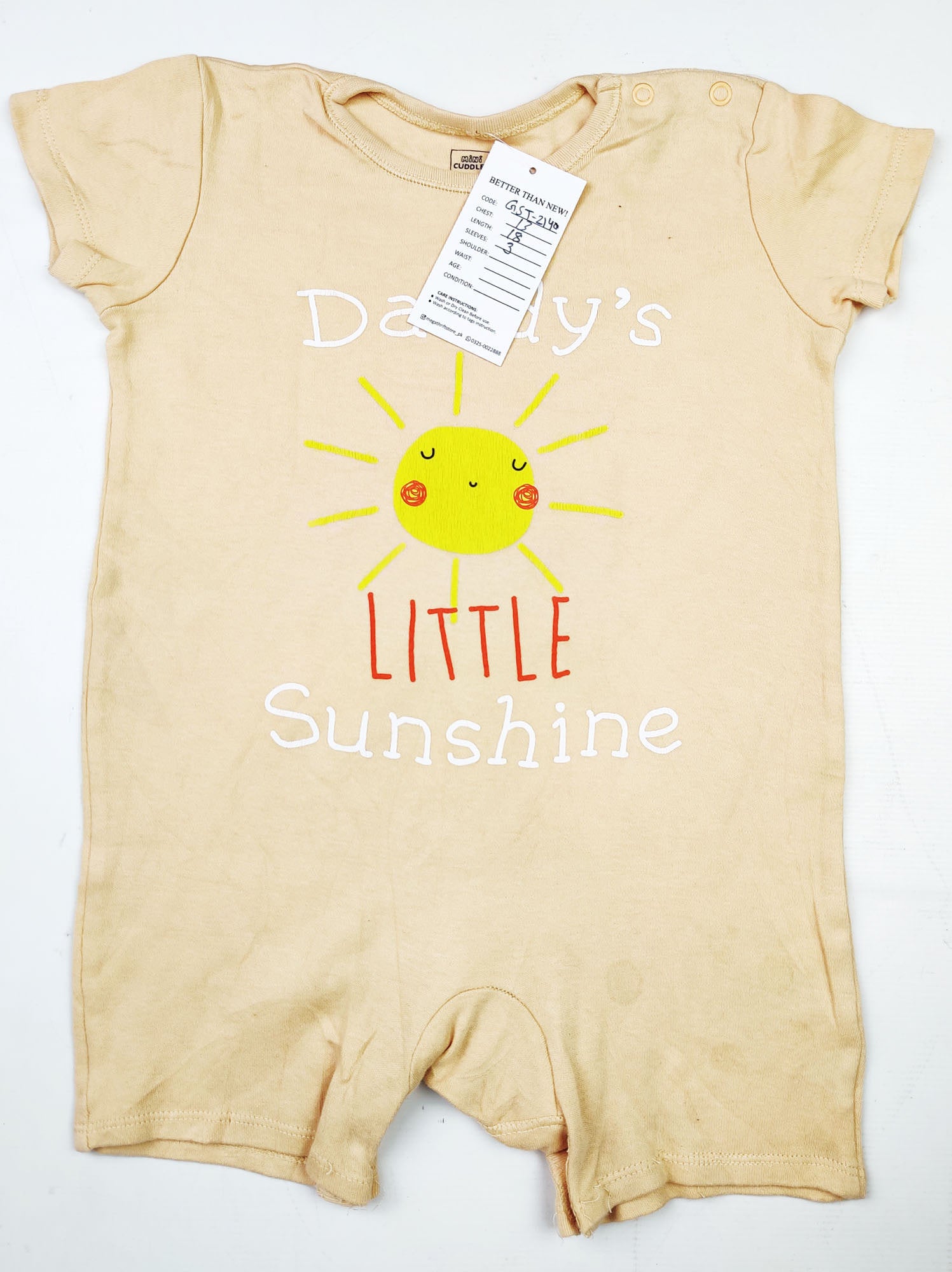 Buy online pre-used pre-loved 100% authentic & Original branded Mini Cuddles (GST-2140) available in Pakistan. Top international brands avilable.