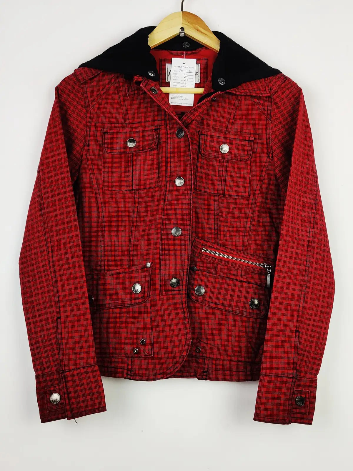 Buy online pre-used pre-loved 100% authentic & Original branded Fresh Made (JKT-1166) available in Pakistan. Top international brands avilable.