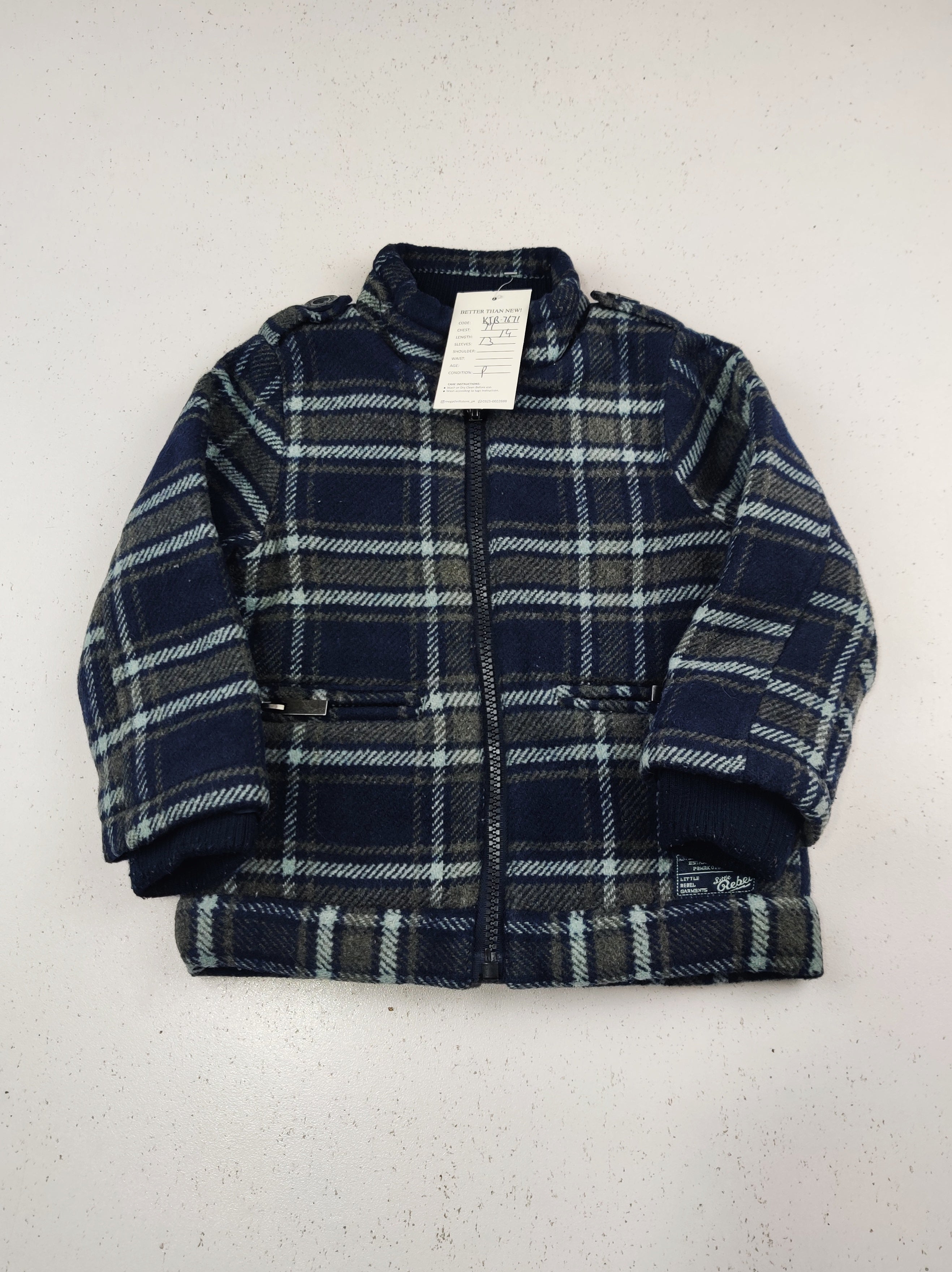 Buy online pre-used pre-loved 100% authentic & Original branded Little Rebel (KJB-7671) available in Pakistan. Top international brands avilable.