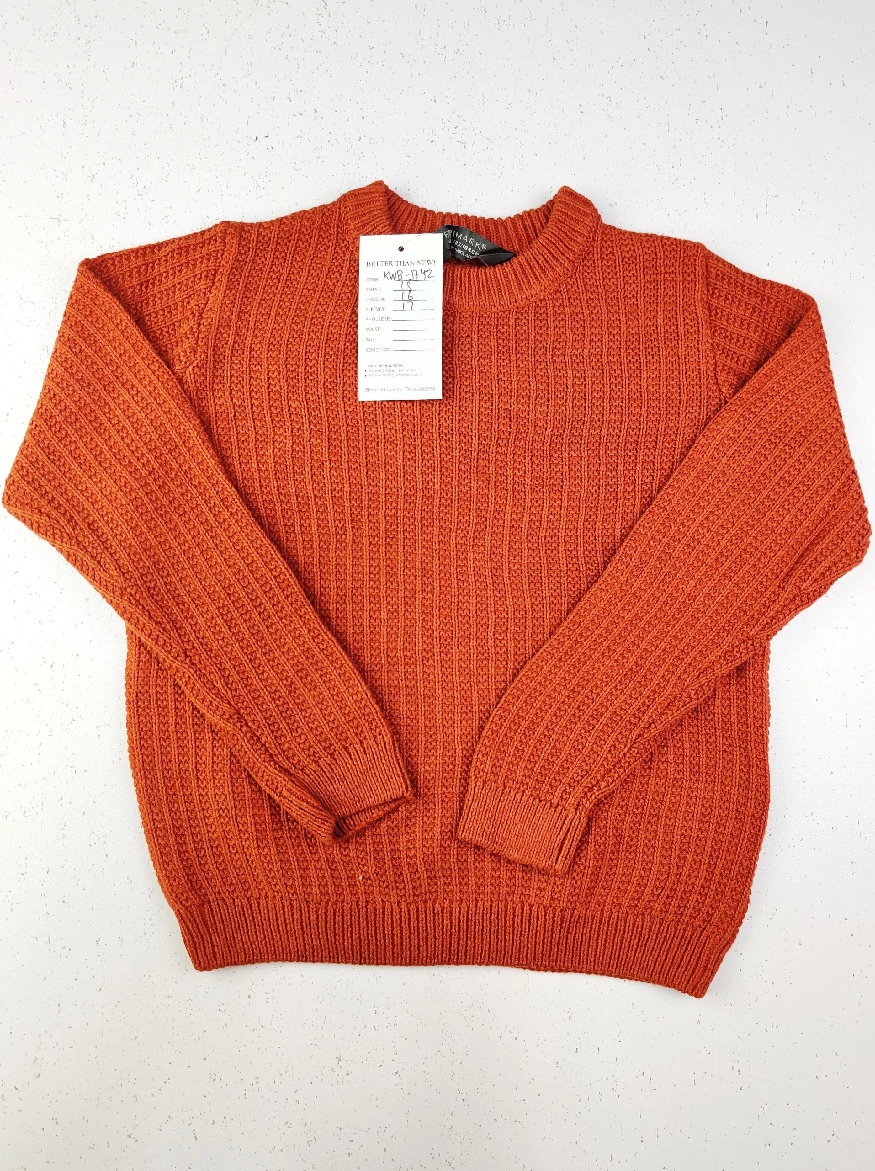 Buy online pre-used pre-loved 100% authentic & Original branded Primark (KWB-1742) available in Pakistan. Top international brands avilable.
