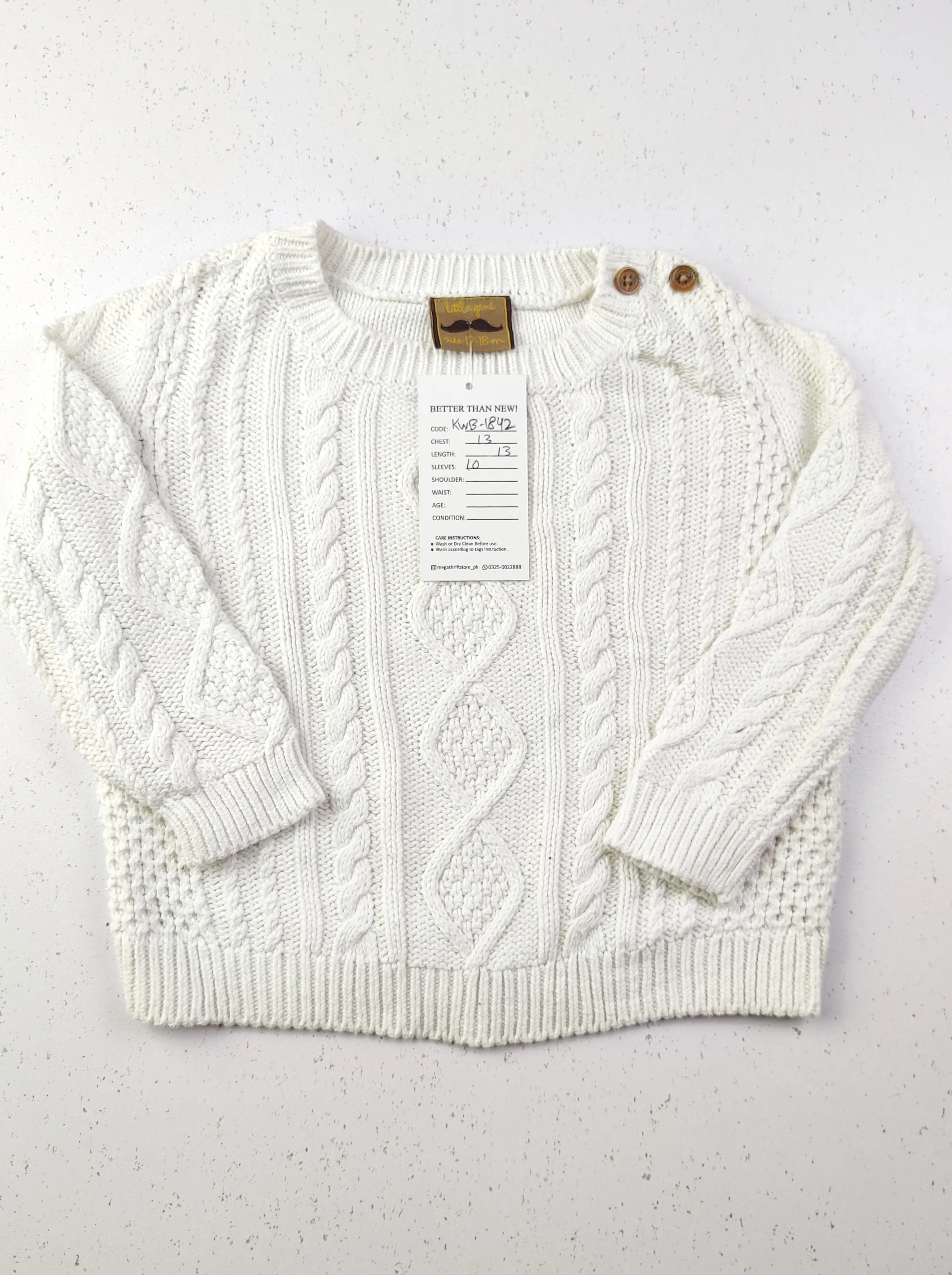Buy online pre-used pre-loved 100% authentic & Original branded Little Gent (KWB-1842) available in Pakistan. Top international brands avilable.