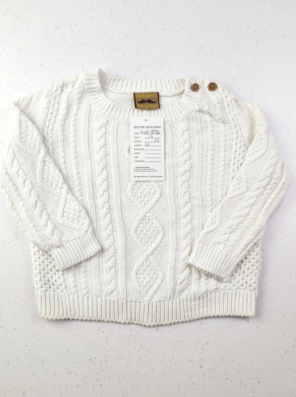 Buy online pre-used pre-loved 100% authentic & Original branded Little Gent (KWB-1842) available in Pakistan. Top international brands avilable.