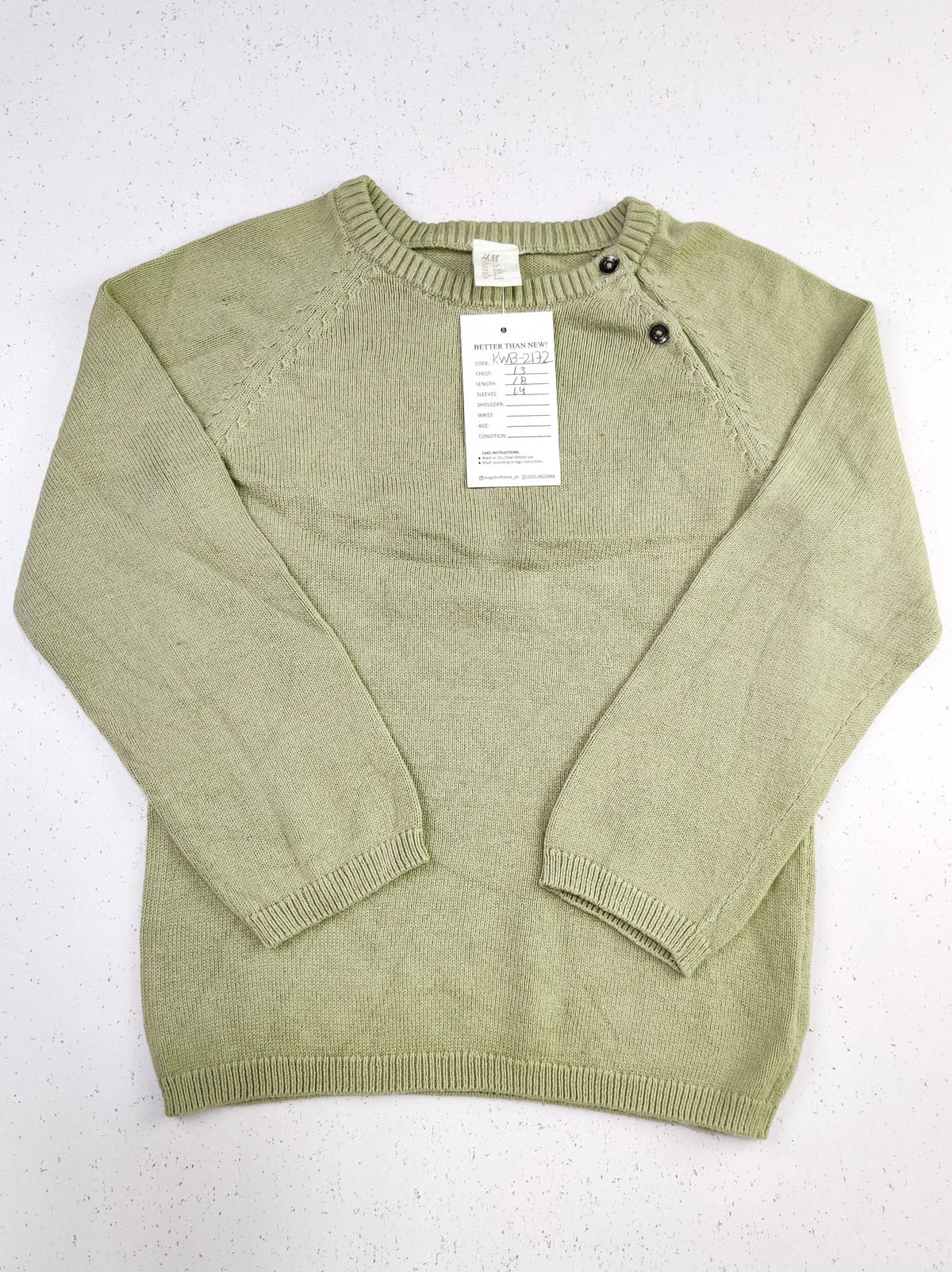 Buy online pre-used pre-loved 100% authentic & Original branded H&M (KWB-2172) available in Pakistan. Top international brands avilable.