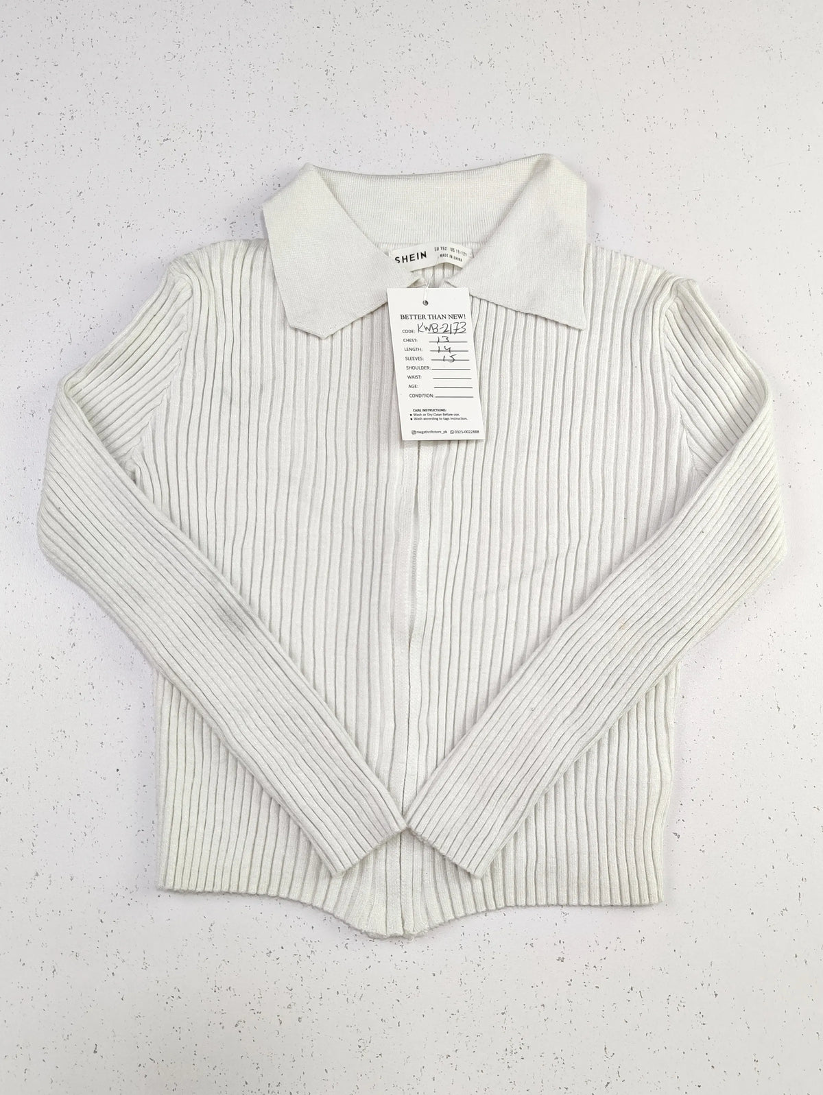 Buy online pre-used pre-loved 100% authentic & Original branded Shein (KWB-2173) available in Pakistan. Top international brands avilable.