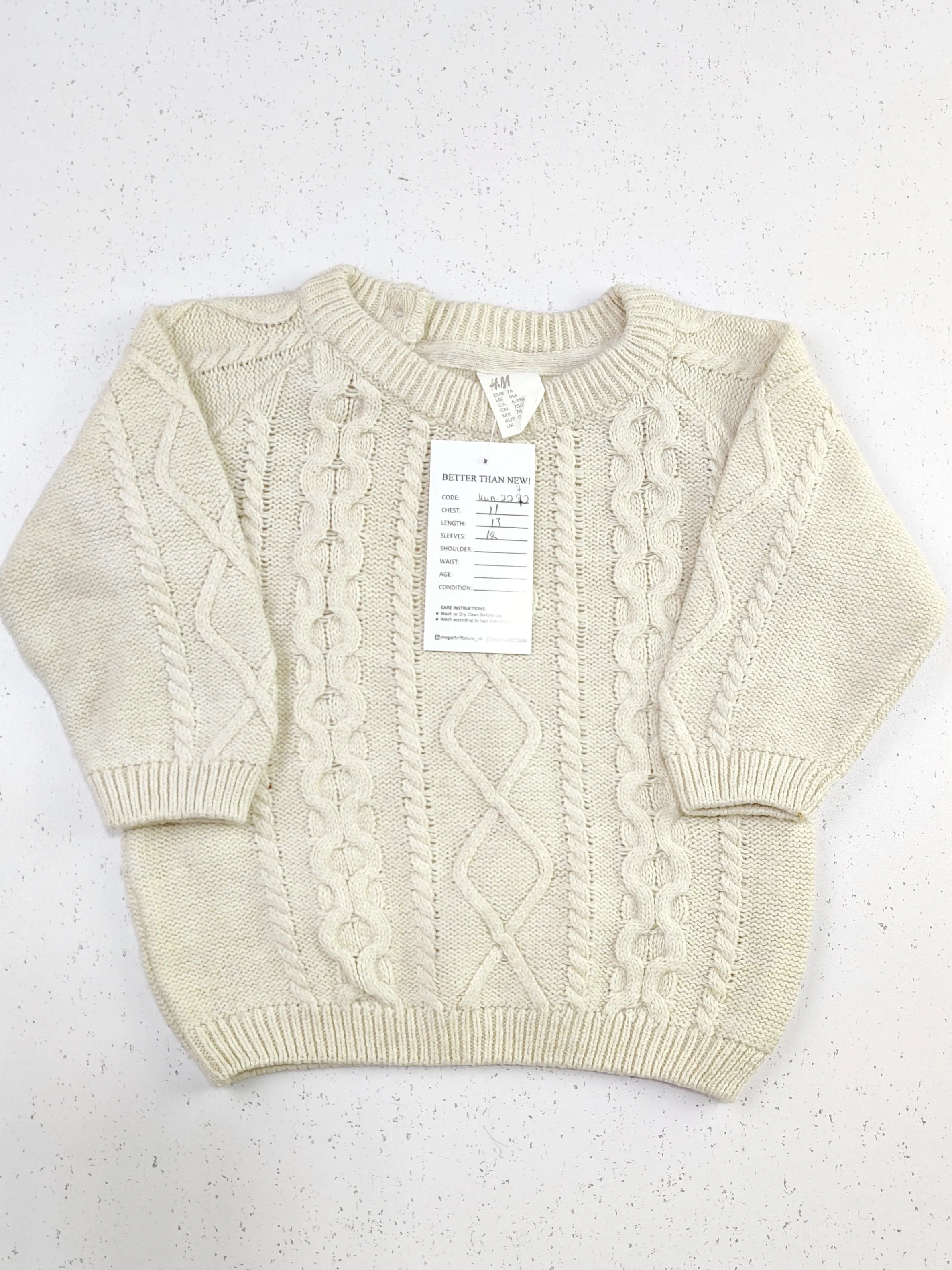Buy online pre-used pre-loved 100% authentic & Original branded H&M (KWB-2272) available in Pakistan. Top international brands avilable.