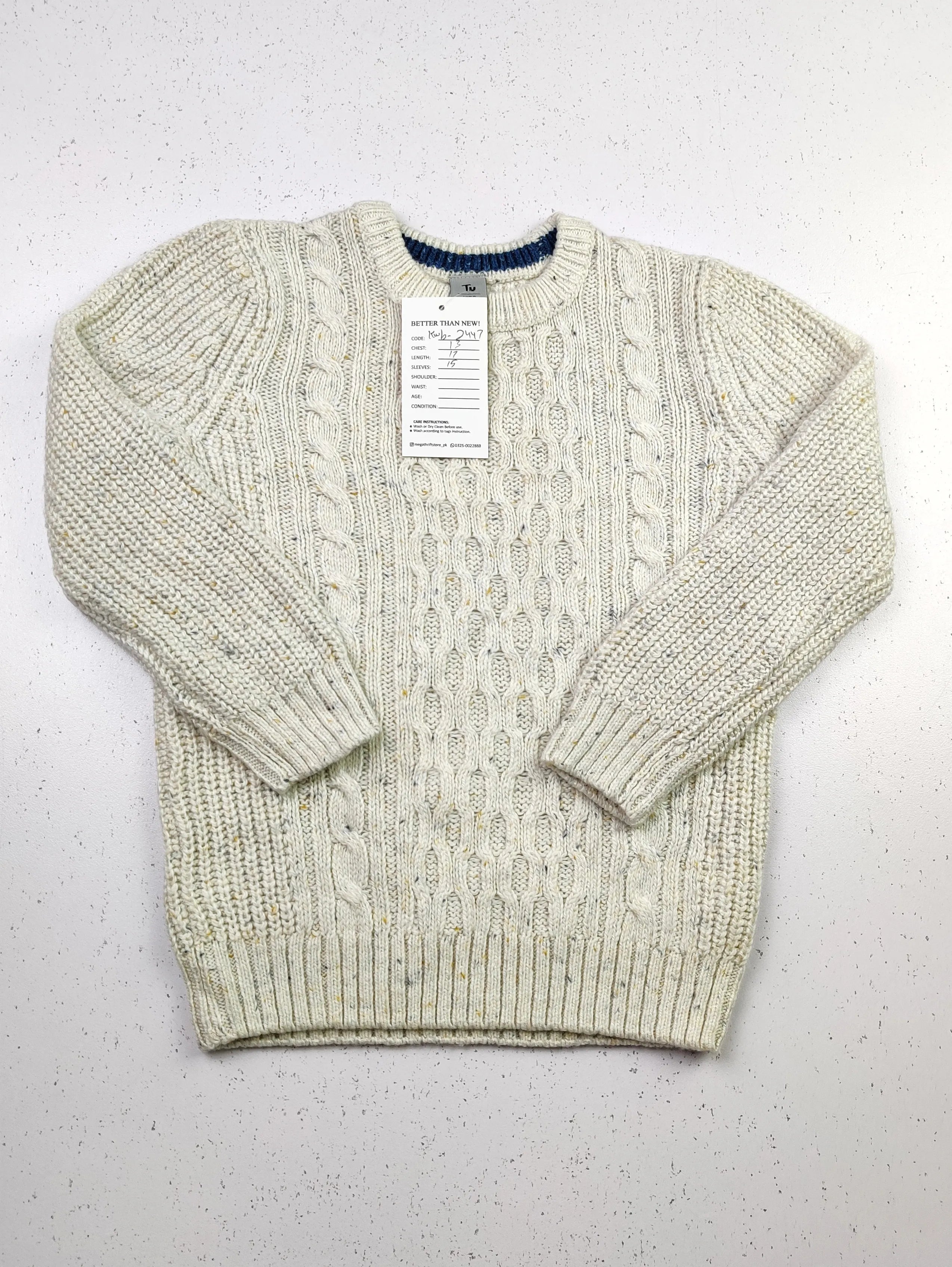 Buy online pre-used pre-loved 100% authentic & Original branded Tu (KWB-2447) available in Pakistan. Top international brands avilable.