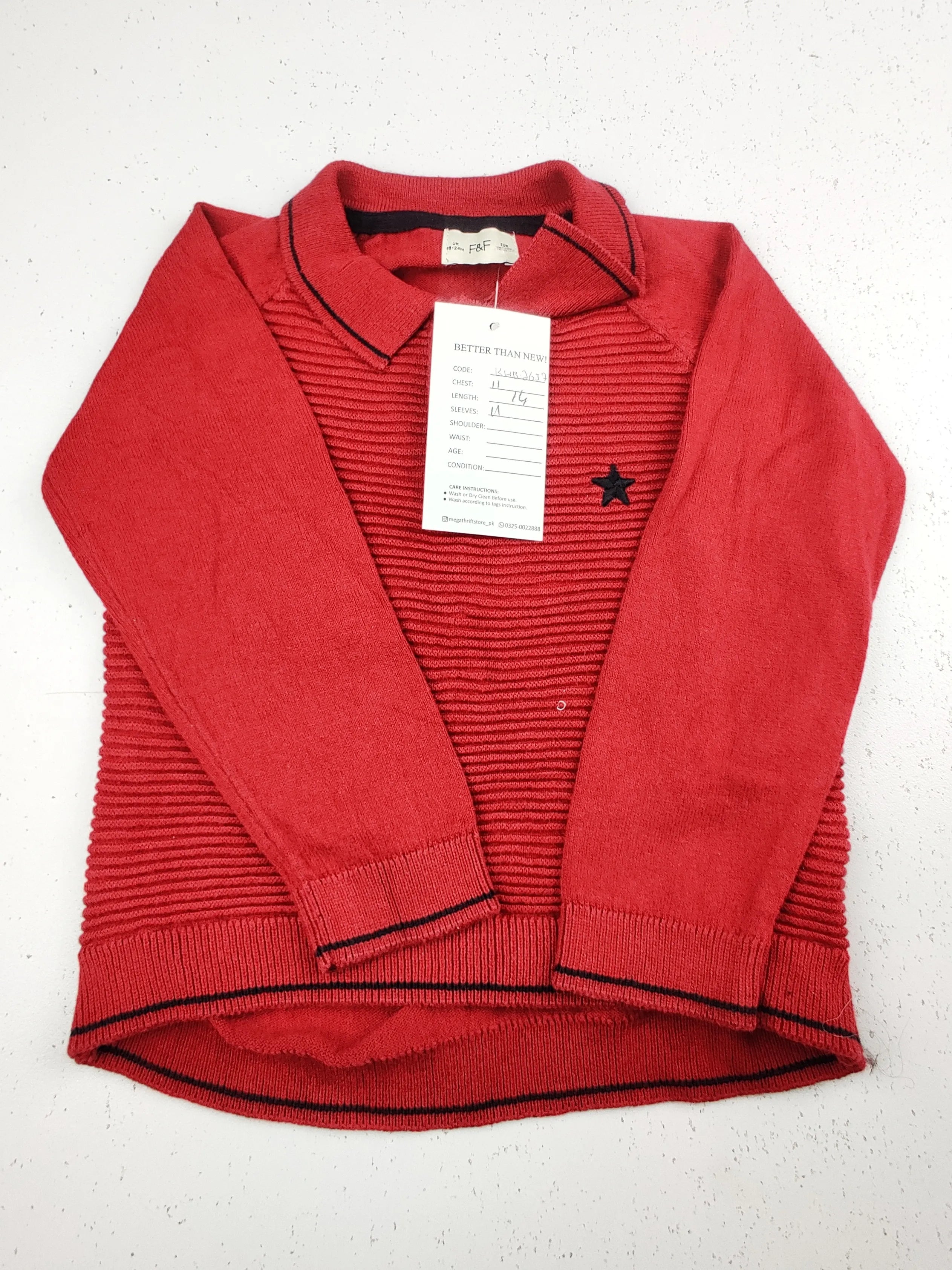 Buy online pre-used pre-loved 100% authentic & Original branded F&F (KWB-2637) available in Pakistan. Top international brands avilable.