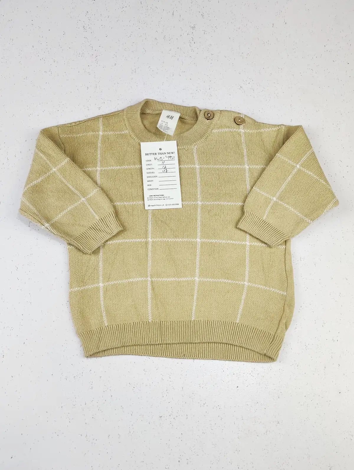 Buy online pre-used pre-loved 100% authentic & Original branded H&M (KWB-4931) available in Pakistan. Top international brands avilable.