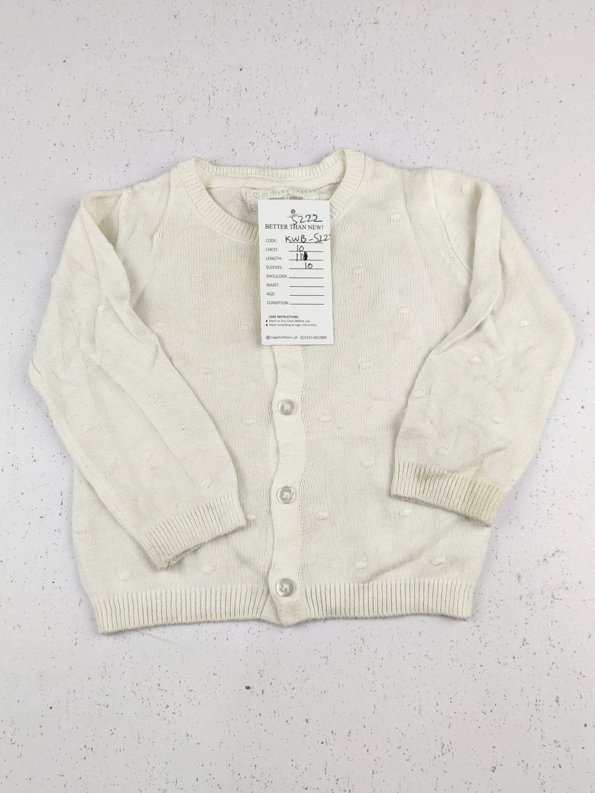 Buy online pre-used pre-loved 100% authentic & Original branded Primark (KWB-5222) available in Pakistan. Top international brands avilable.