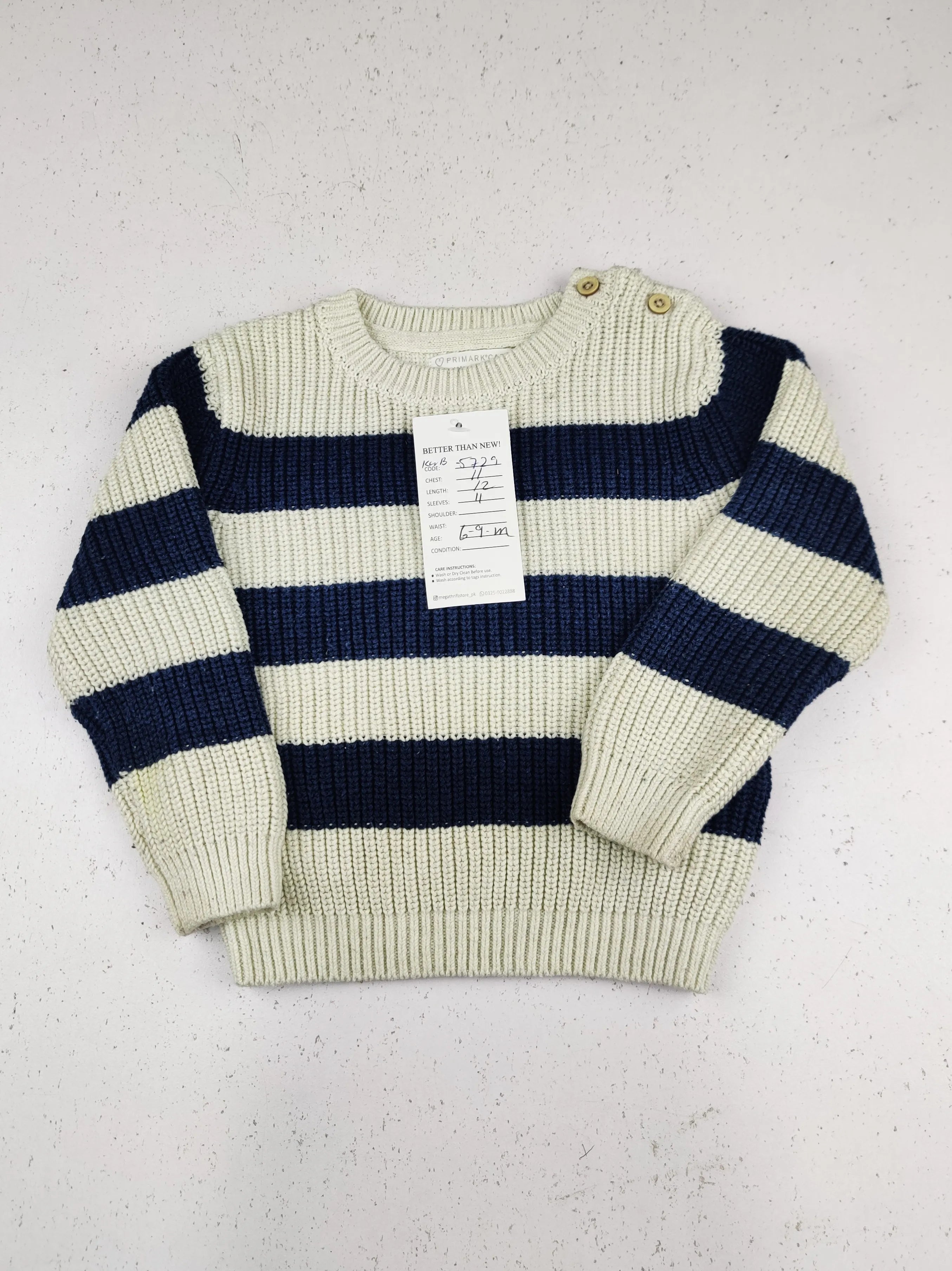 Buy online pre-used pre-loved 100% authentic & Original branded Primark (KWB-5729) available in Pakistan. Top international brands avilable.