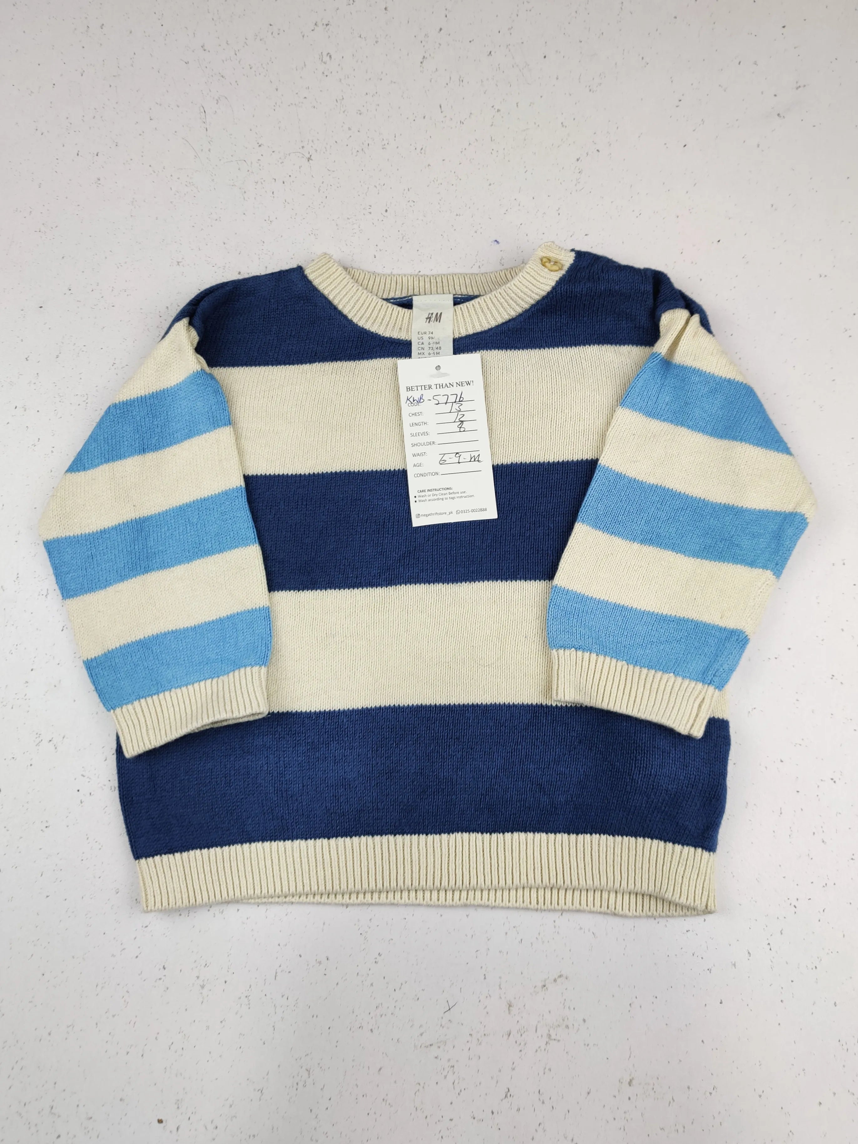 Buy online pre-used pre-loved 100% authentic & Original branded H&M (KWB-5776) available in Pakistan. Top international brands avilable.