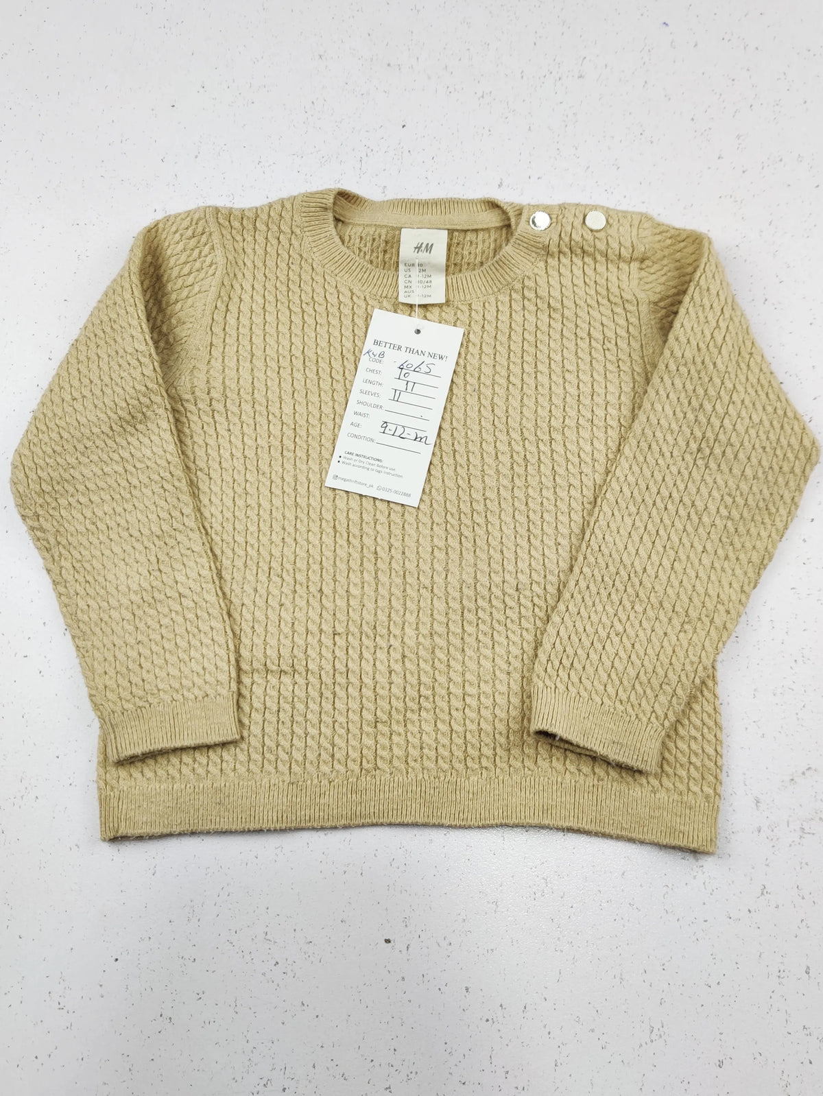 Buy online pre-used pre-loved 100% authentic & Original branded H&M (KWB-6065) available in Pakistan. Top international brands avilable.