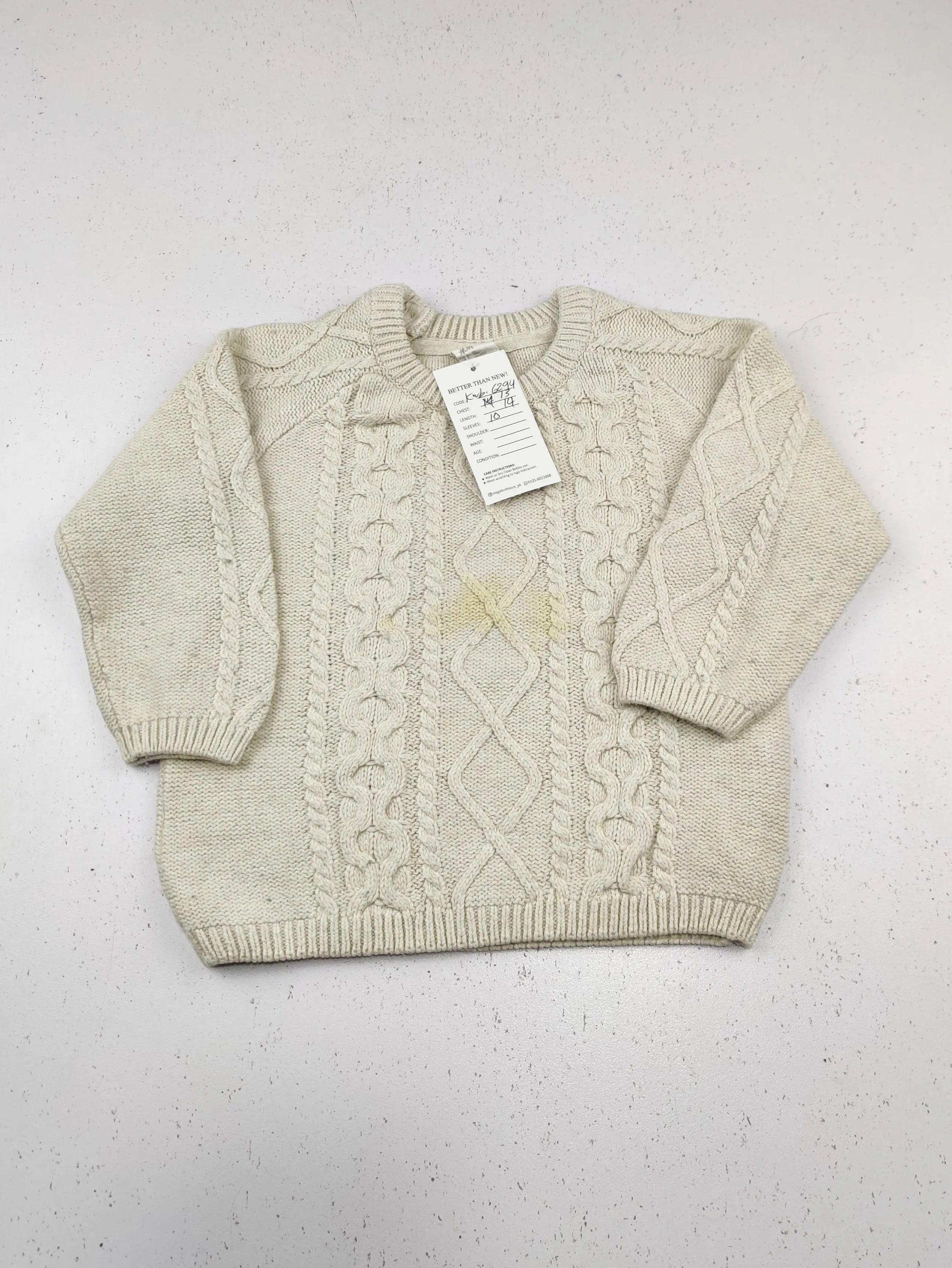 Buy online pre-used pre-loved 100% authentic & Original branded H&M (KWB-6294) available in Pakistan. Top international brands avilable.