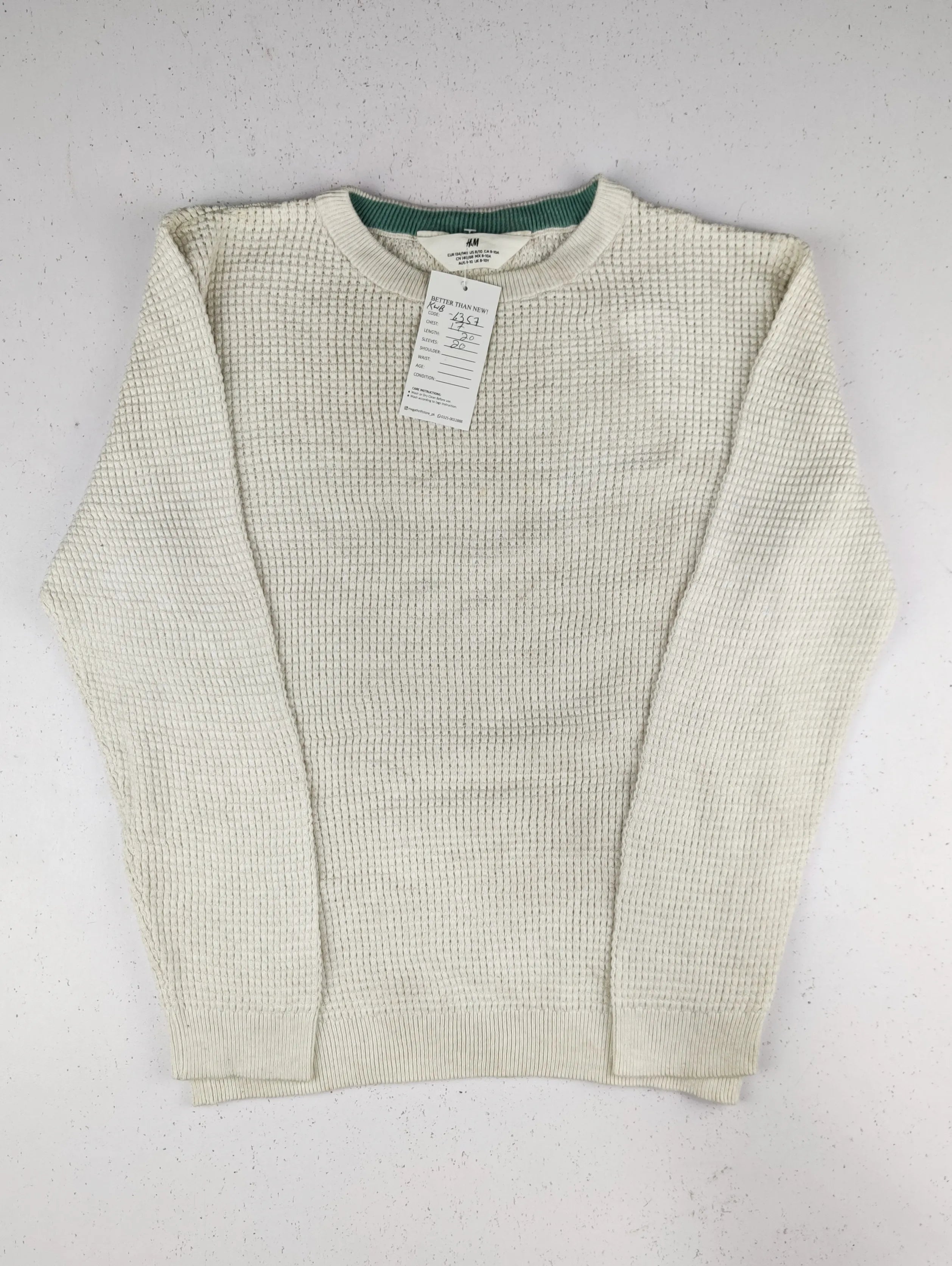 Buy online pre-used pre-loved 100% authentic & Original branded H&M (KWB-6357) available in Pakistan. Top international brands avilable.