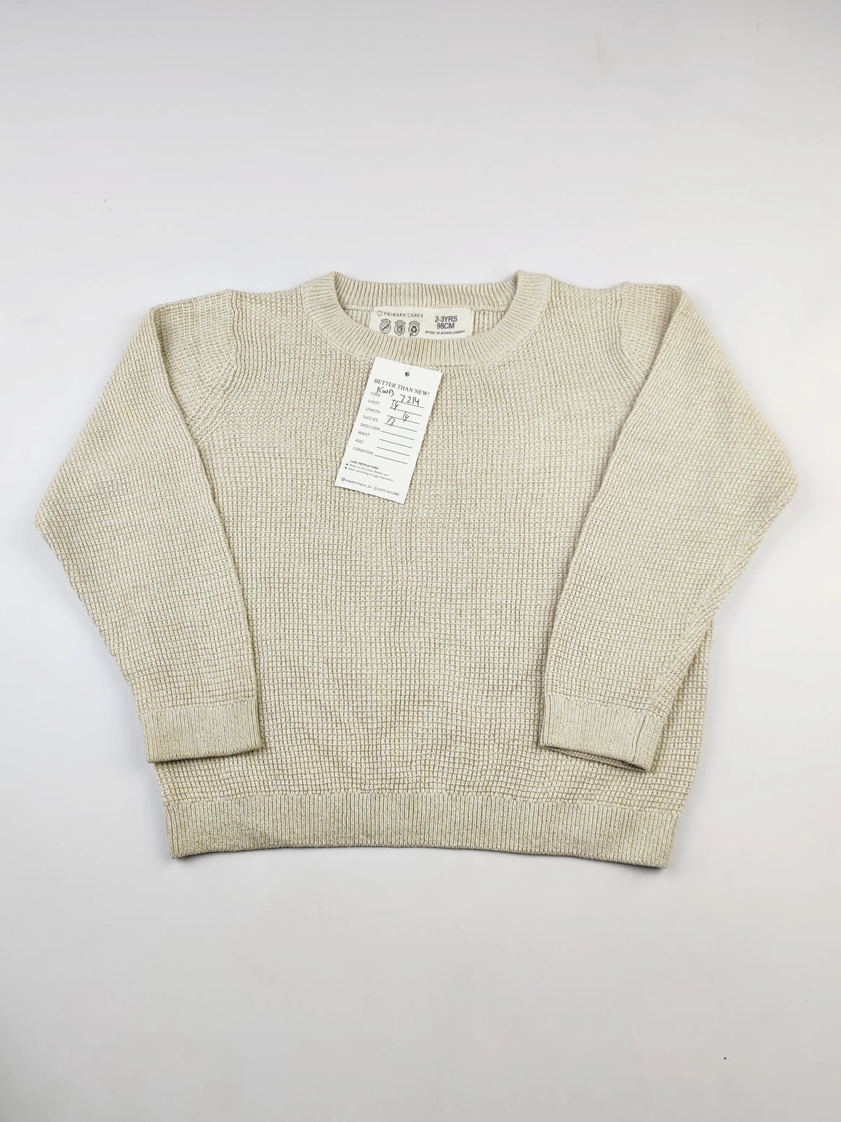 Buy online pre-used pre-loved 100% authentic & Original branded Primark (KWB-7214) available in Pakistan. Top international brands avilable.