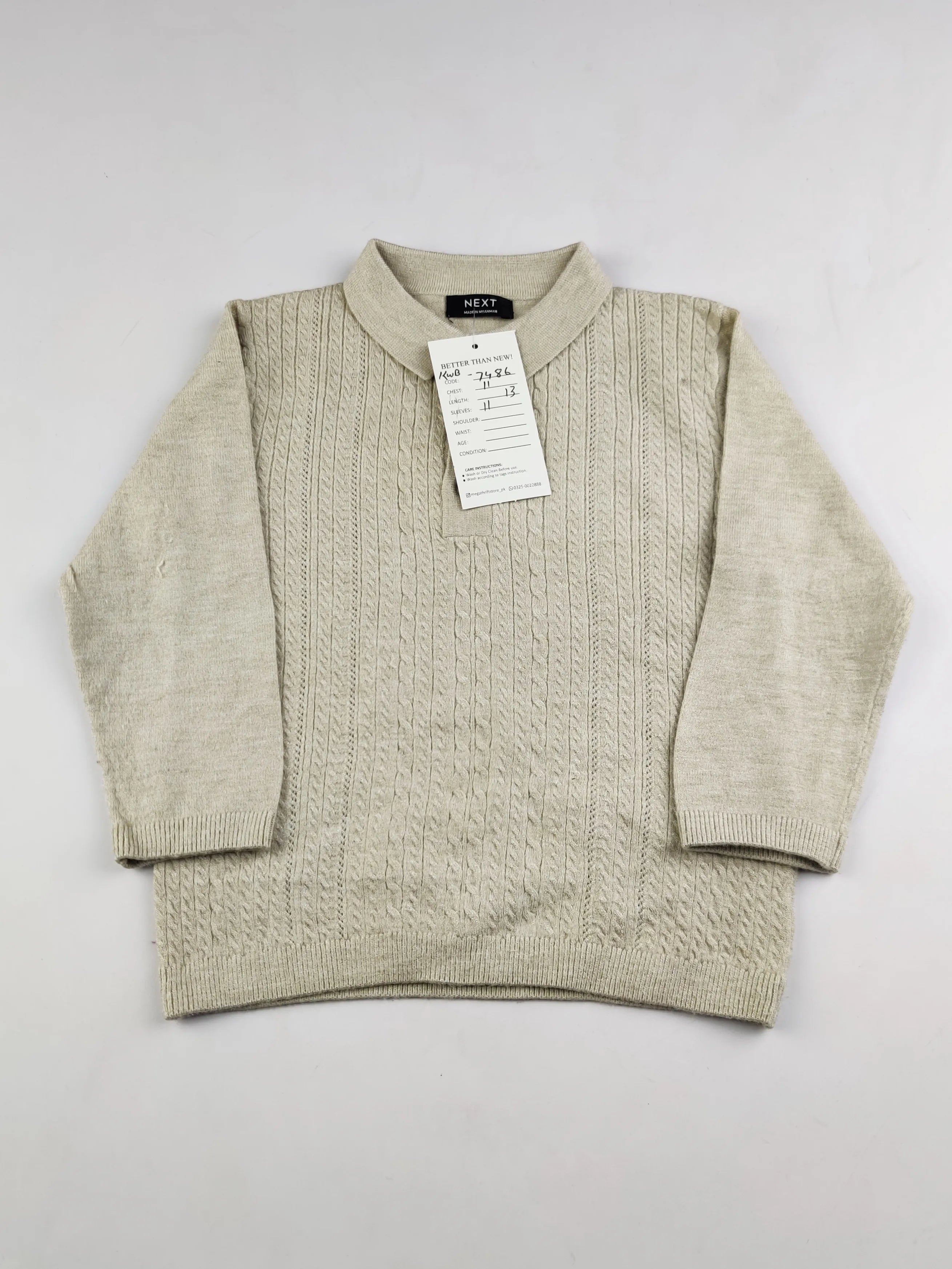 Buy online pre-used pre-loved 100% authentic & Original branded Next (KWB-7486) available in Pakistan. Top international brands avilable.