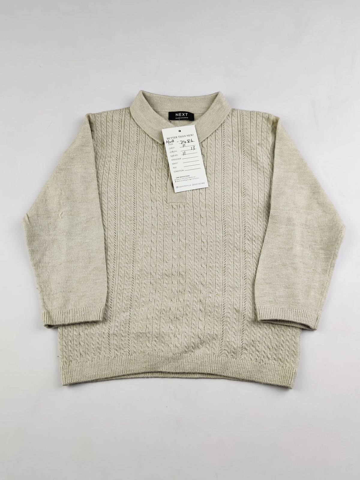 Buy online pre-used pre-loved 100% authentic & Original branded Next (KWB-7486) available in Pakistan. Top international brands avilable.