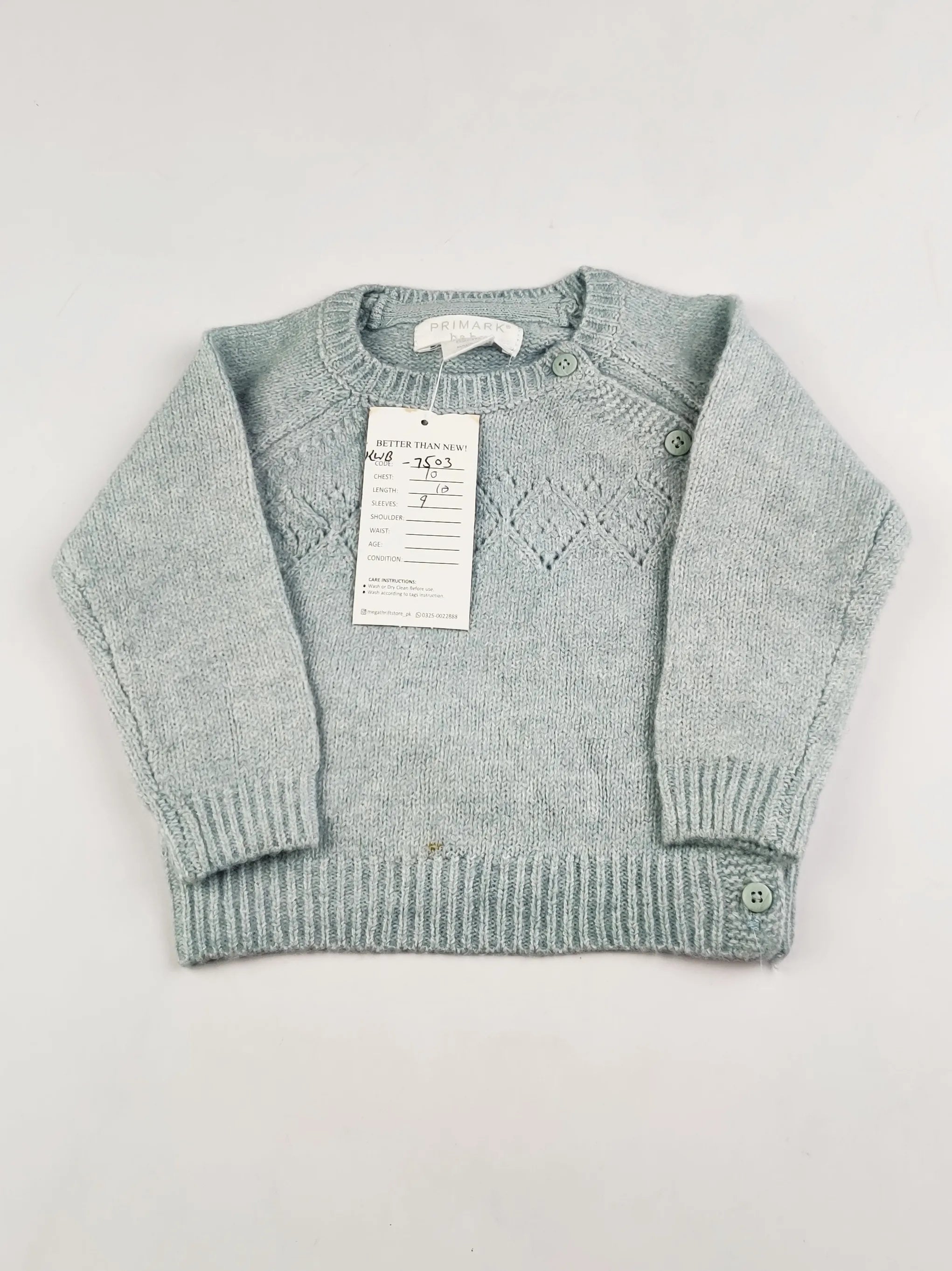 Buy online pre-used pre-loved 100% authentic & Original branded Primark (KWB-7503) available in Pakistan. Top international brands avilable.