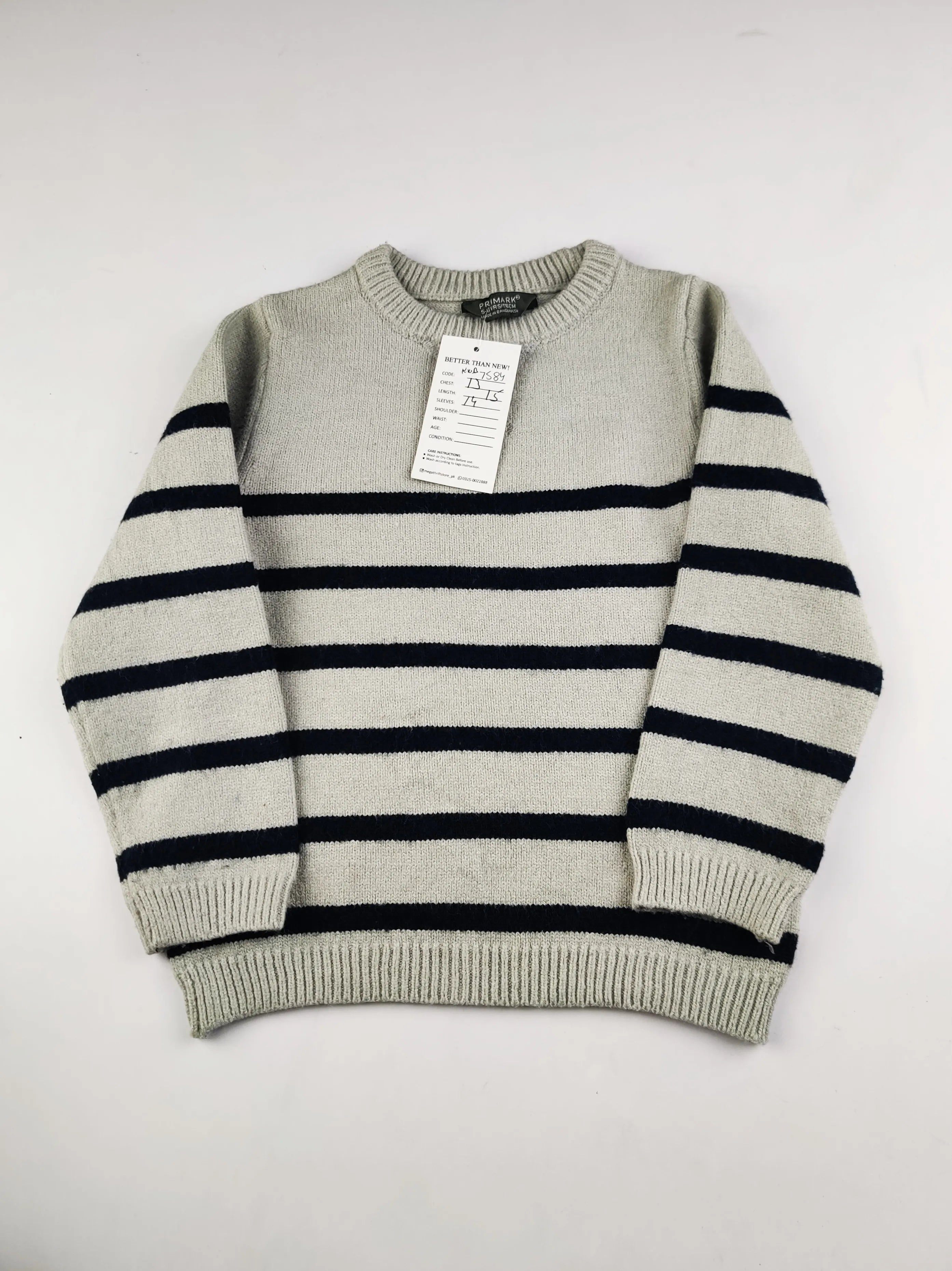 Buy online pre-used pre-loved 100% authentic & Original branded Primark (KWB-7584) available in Pakistan. Top international brands avilable.