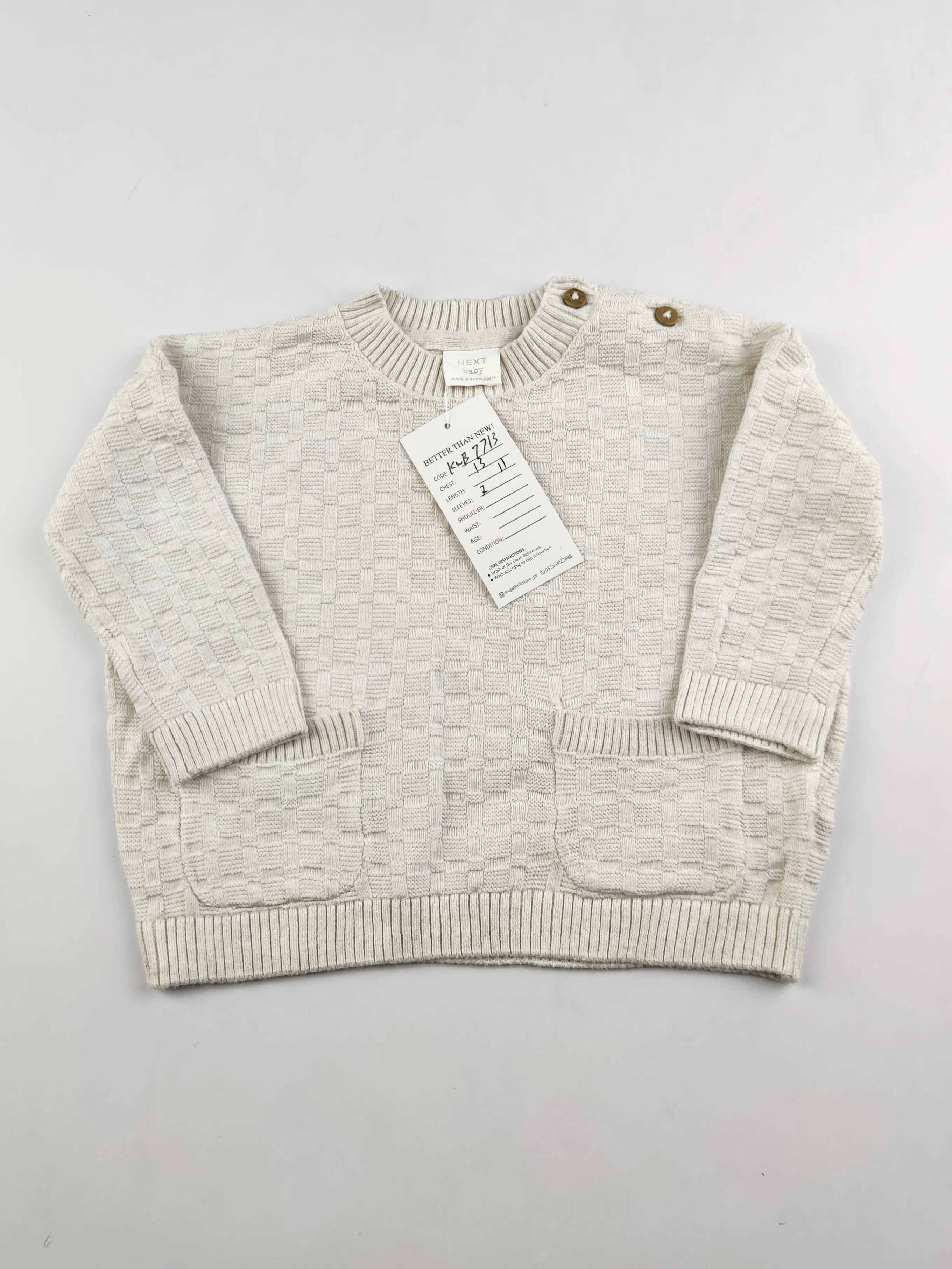 Buy online pre-used pre-loved 100% authentic & Original branded Next (KWB-7713) available in Pakistan. Top international brands avilable.