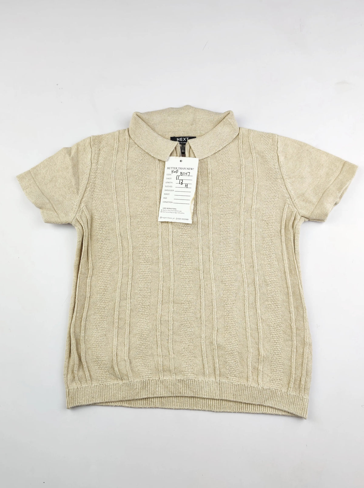 Buy online pre-used pre-loved 100% authentic & Original branded Next (KWB-8007) available in Pakistan. Top international brands avilable.