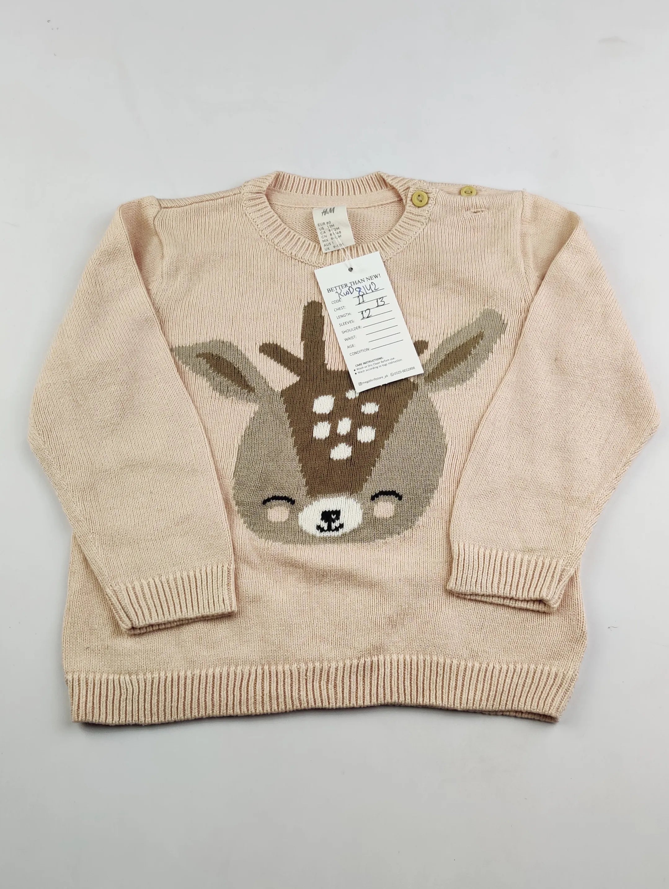 Buy online pre-used pre-loved 100% authentic & Original branded H&M (KWB-8142) available in Pakistan. Top international brands avilable.