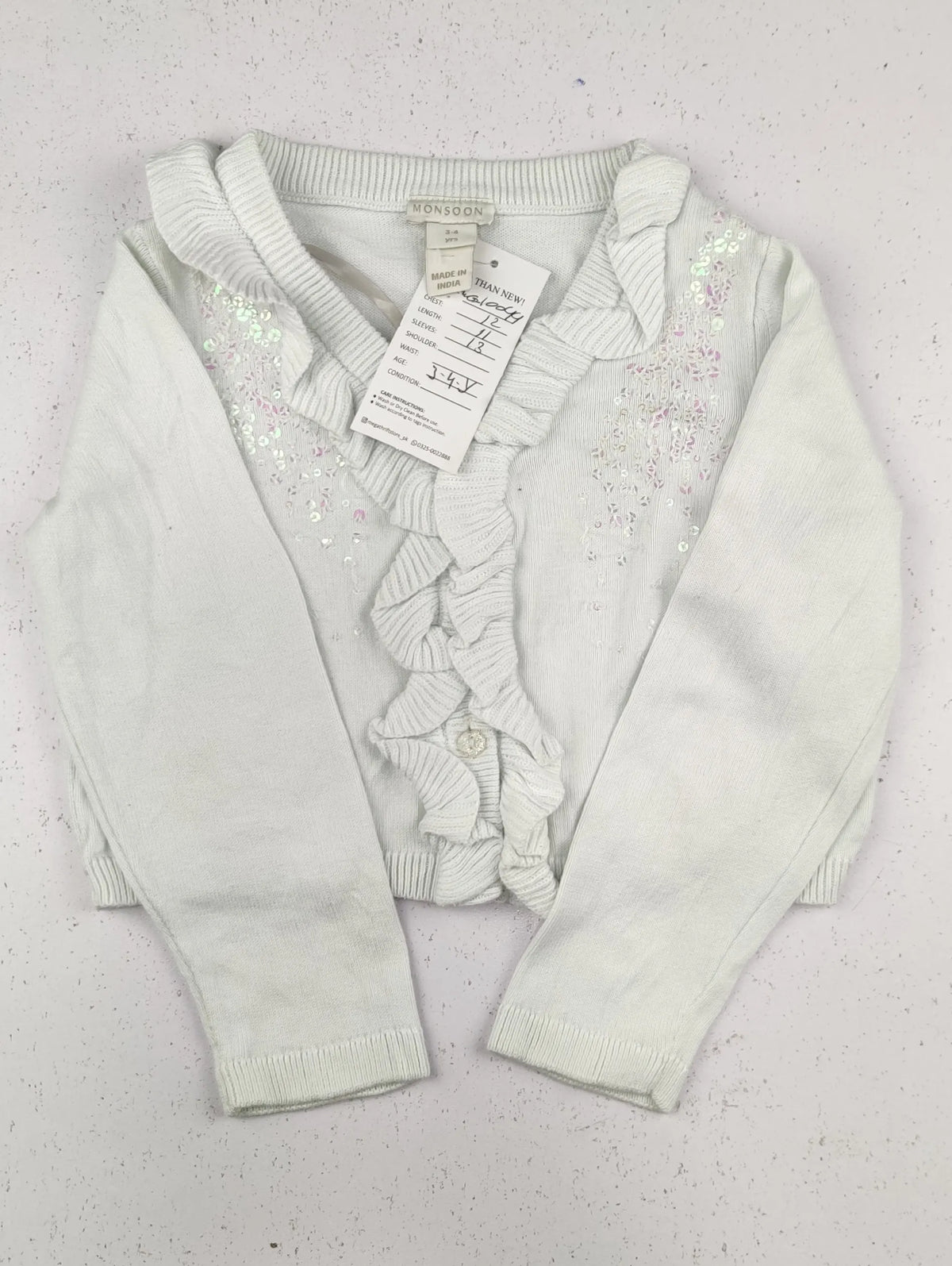 Buy online pre-used pre-loved 100% authentic & Original branded Monsoon (KWG-10044) available in Pakistan. Top international brands avilable.