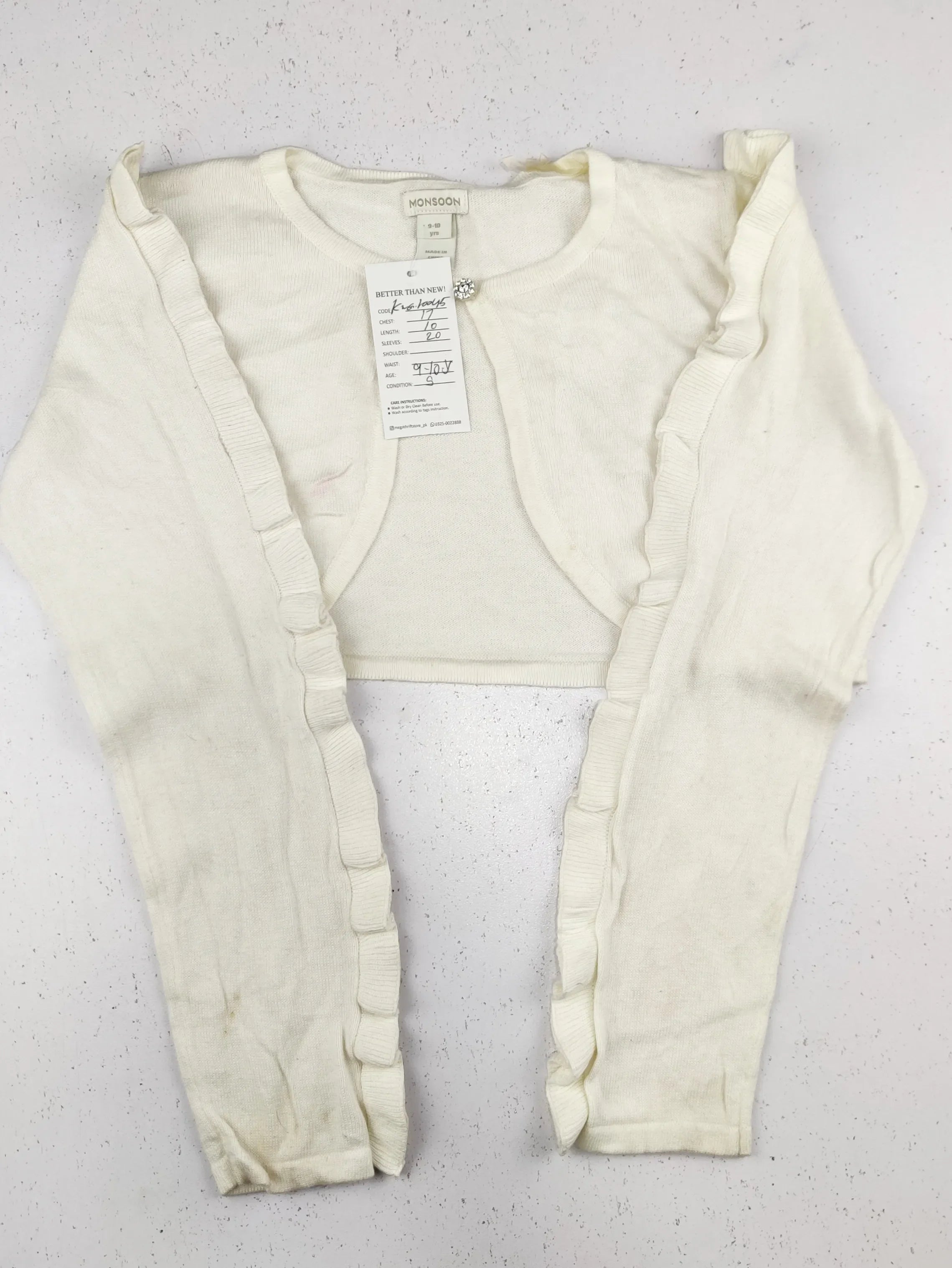 Buy online pre-used pre-loved 100% authentic & Original branded Monsoon (KWG-10045) available in Pakistan. Top international brands avilable.